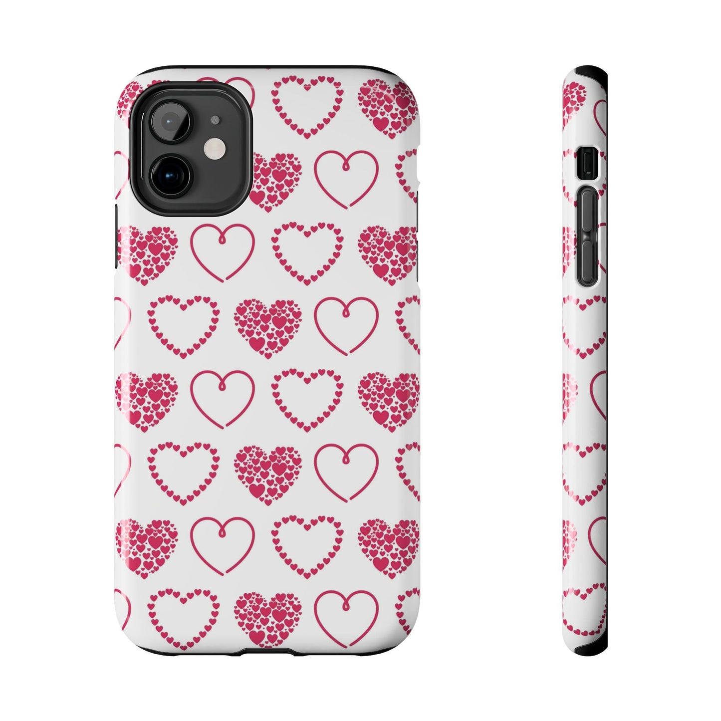 Romantic Heart Cluster iPhone Case - BOGO Cases