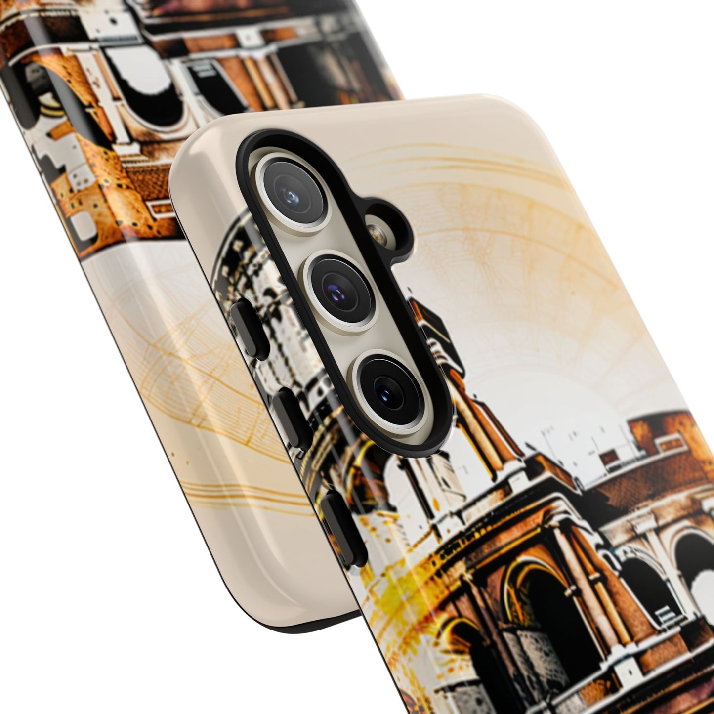 Rome Colosseum Samsung Galaxy Case - Historic Landmark Artwork with Italian Flair - BOGO Cases
