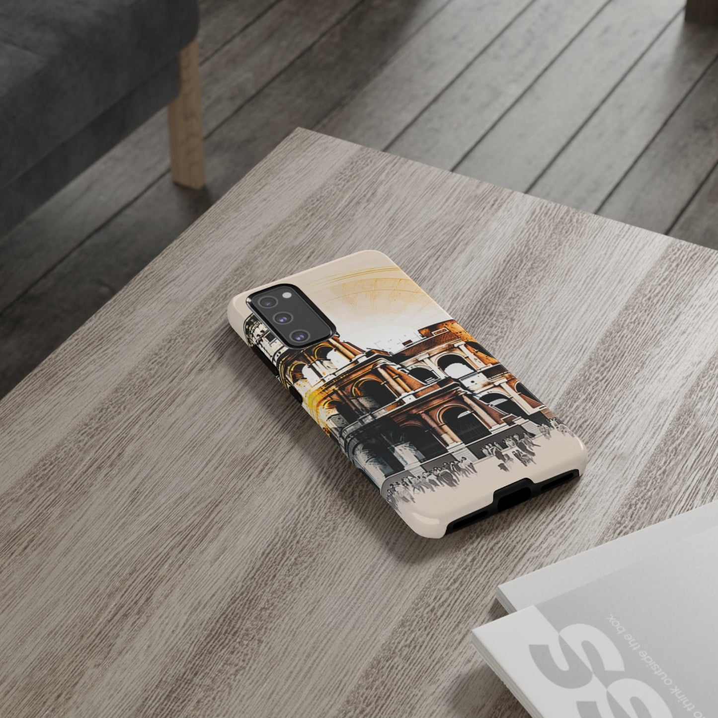 Rome Colosseum Samsung Galaxy Case - Historic Landmark Artwork with Italian Flair - BOGO Cases
