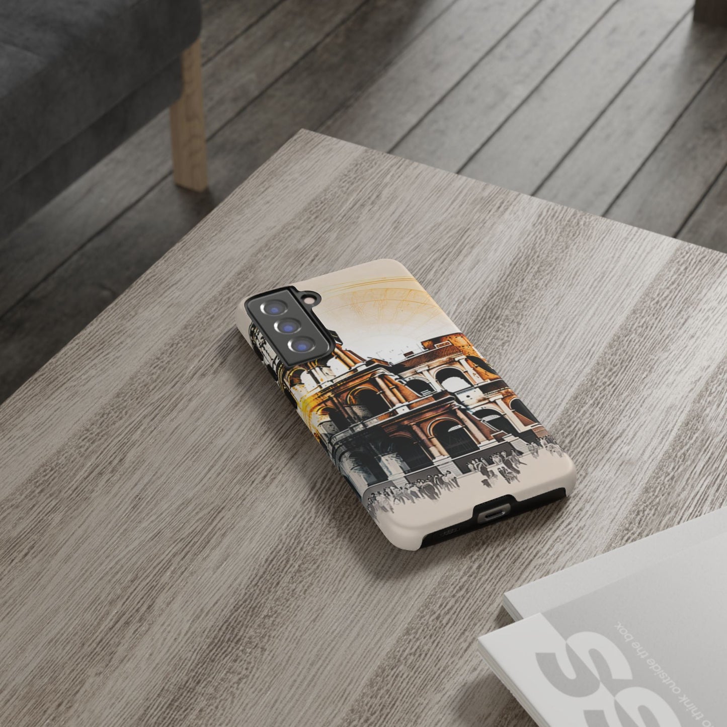 Rome Colosseum Samsung Galaxy Case - Historic Landmark Artwork with Italian Flair - BOGO Cases