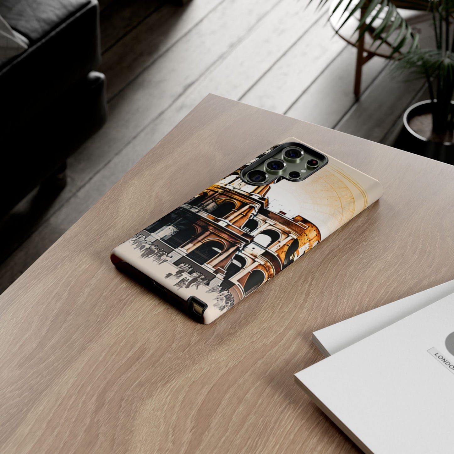 Rome Colosseum Samsung Galaxy Case - Historic Landmark Artwork with Italian Flair - BOGO Cases
