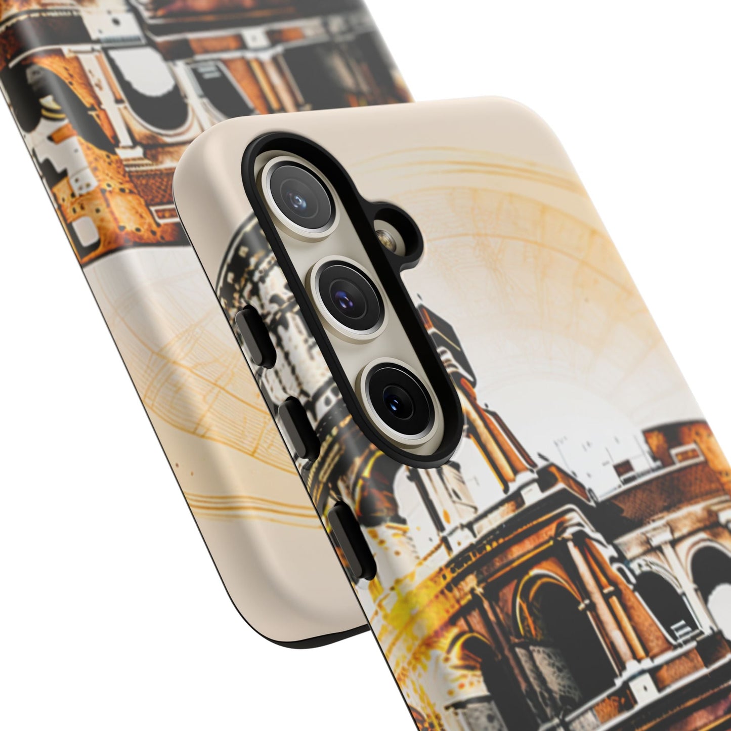 Rome Colosseum Samsung Galaxy Case - Historic Landmark Artwork with Italian Flair - BOGO Cases