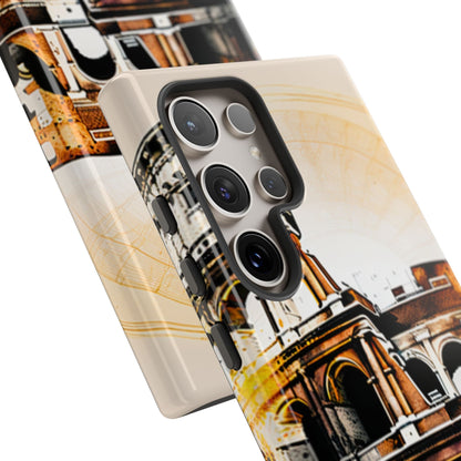 Rome Colosseum Samsung Galaxy Case - Historic Landmark Artwork with Italian Flair - BOGO Cases