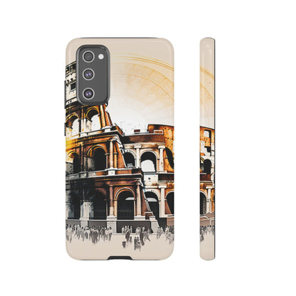 Rome Colosseum Samsung Galaxy Case - Historic Landmark Artwork with Italian Flair - BOGO Cases