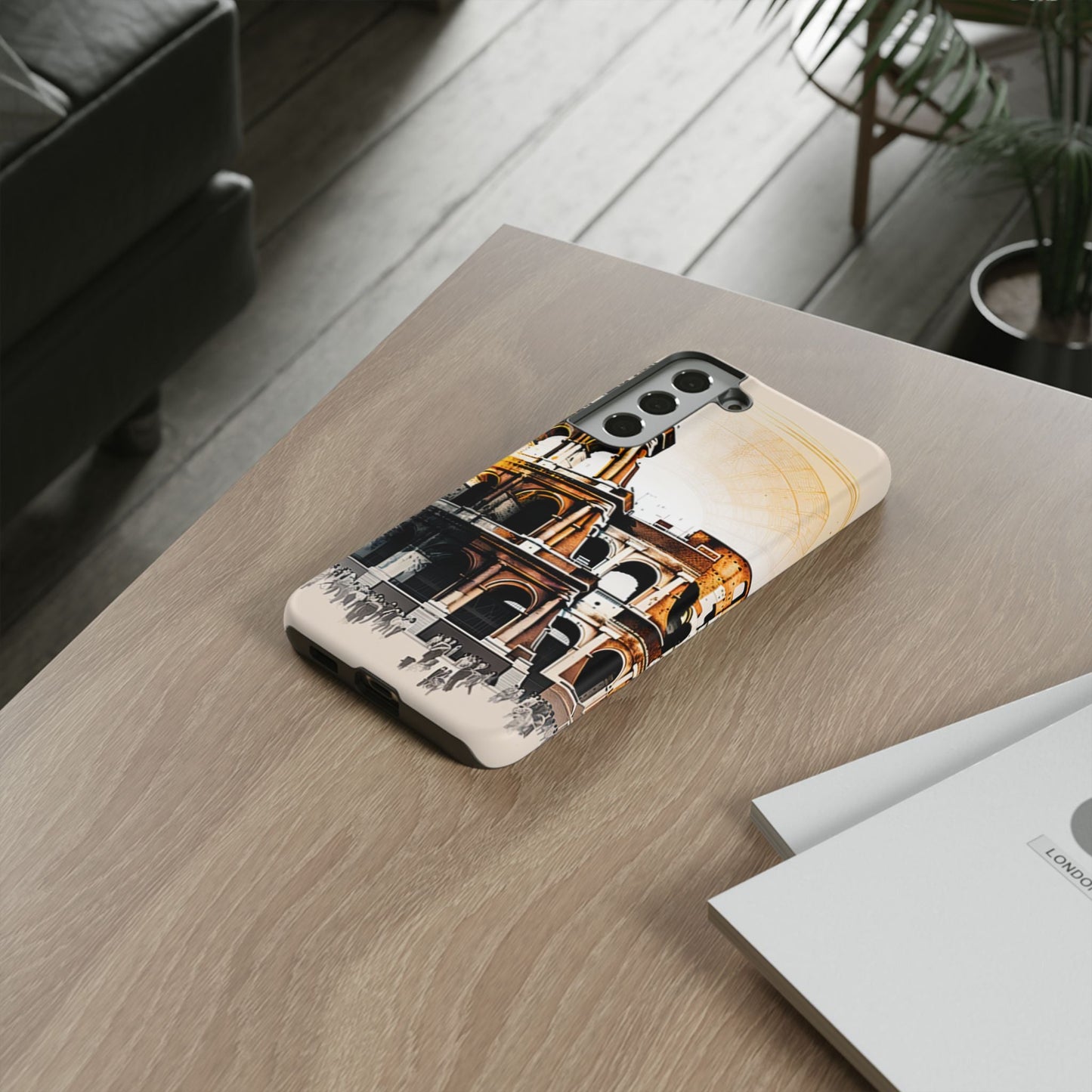 Rome Colosseum Samsung Galaxy Case - Historic Landmark Artwork with Italian Flair - BOGO Cases
