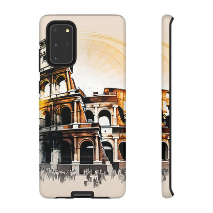 Rome Colosseum Samsung Galaxy Case - Historic Landmark Artwork with Italian Flair - BOGO Cases
