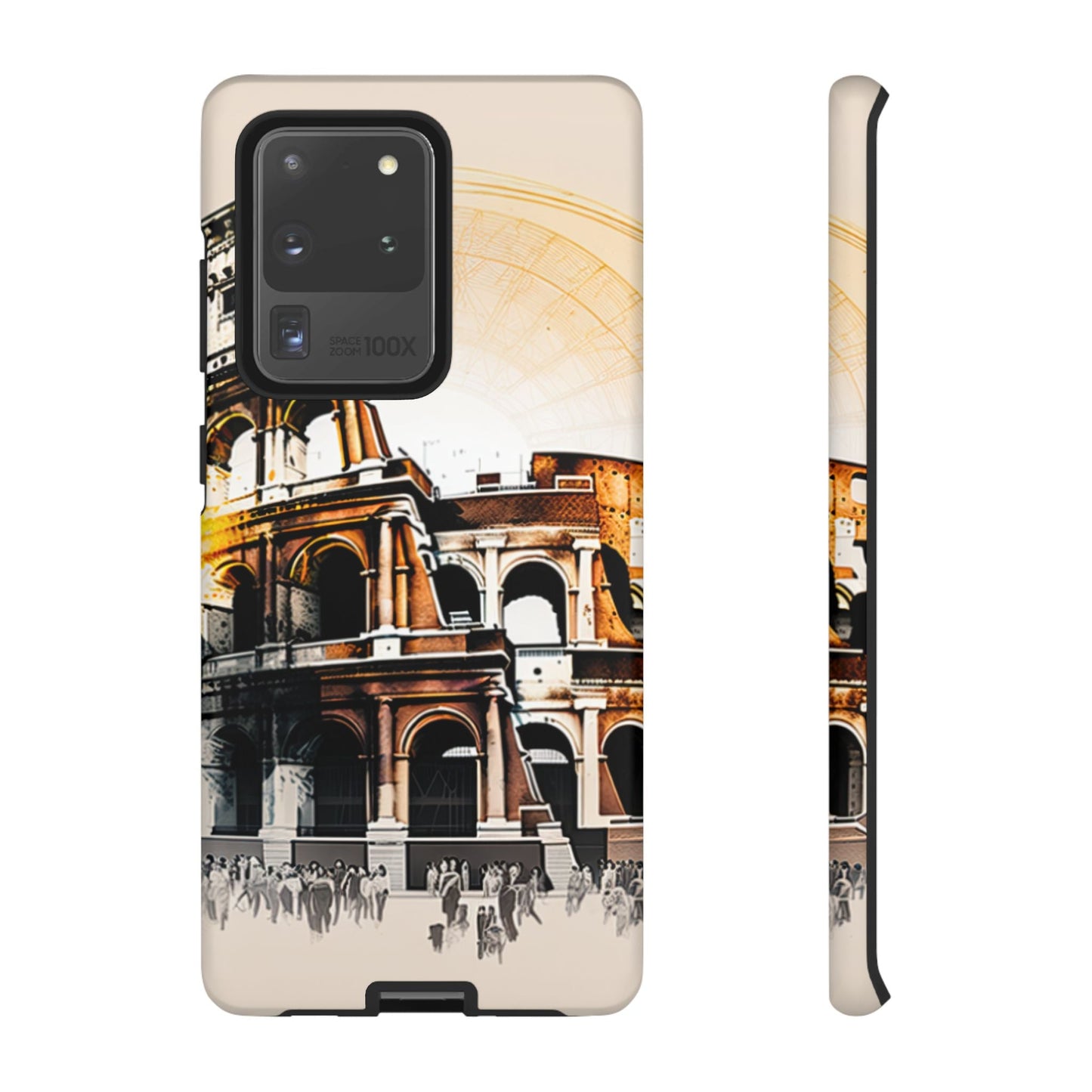 Rome Colosseum Samsung Galaxy Case - Historic Landmark Artwork with Italian Flair - BOGO Cases