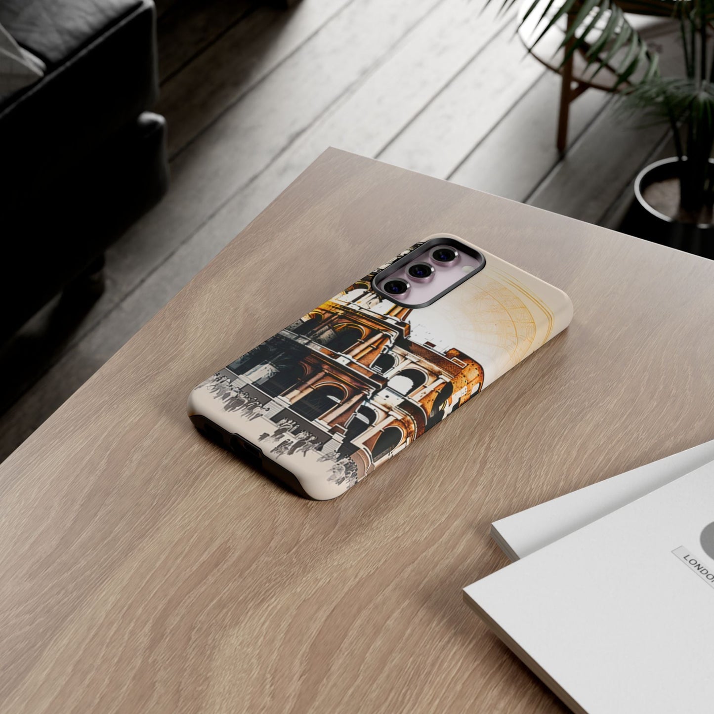 Rome Colosseum Samsung Galaxy Case - Historic Landmark Artwork with Italian Flair - BOGO Cases
