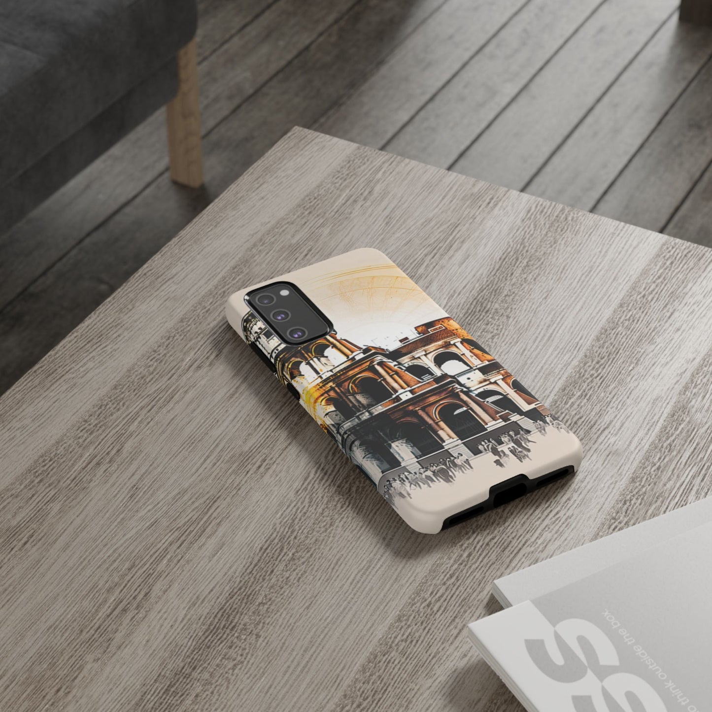 Rome Colosseum Samsung Galaxy Case - Historic Landmark Artwork with Italian Flair - BOGO Cases