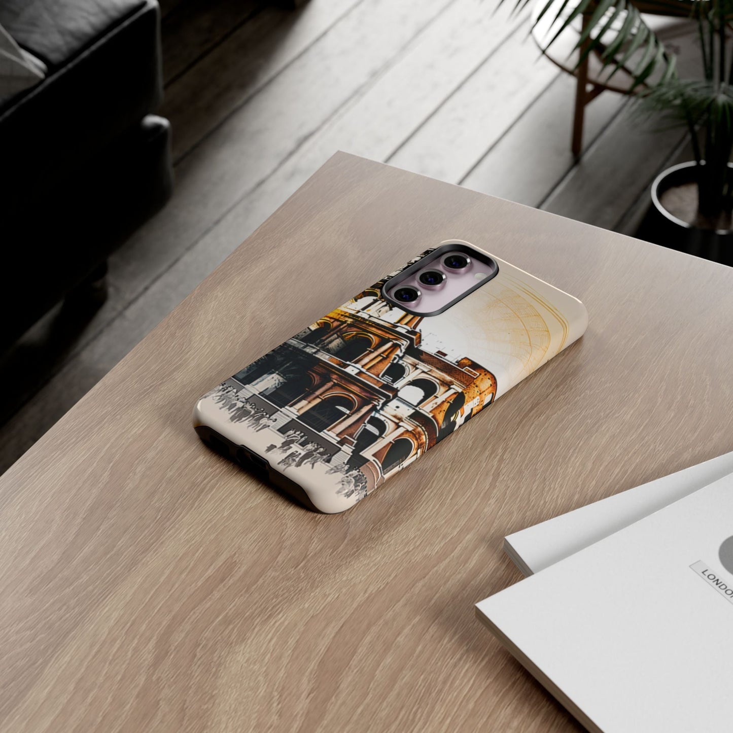 Rome Colosseum Samsung Galaxy Case - Historic Landmark Artwork with Italian Flair - BOGO Cases