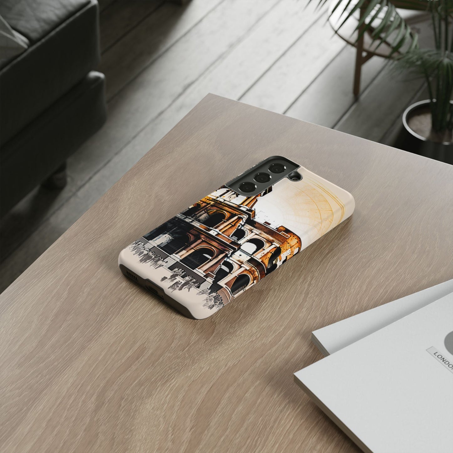 Rome Colosseum Samsung Galaxy Case - Historic Landmark Artwork with Italian Flair - BOGO Cases