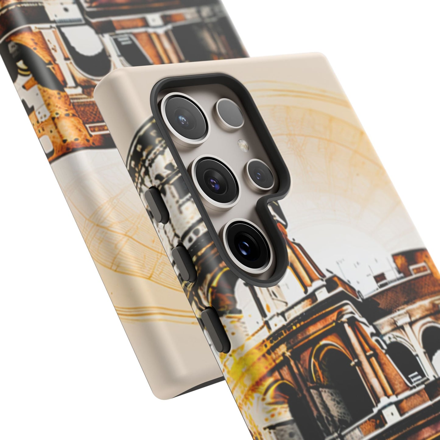 Rome Colosseum Samsung Galaxy Case - Historic Landmark Artwork with Italian Flair - BOGO Cases