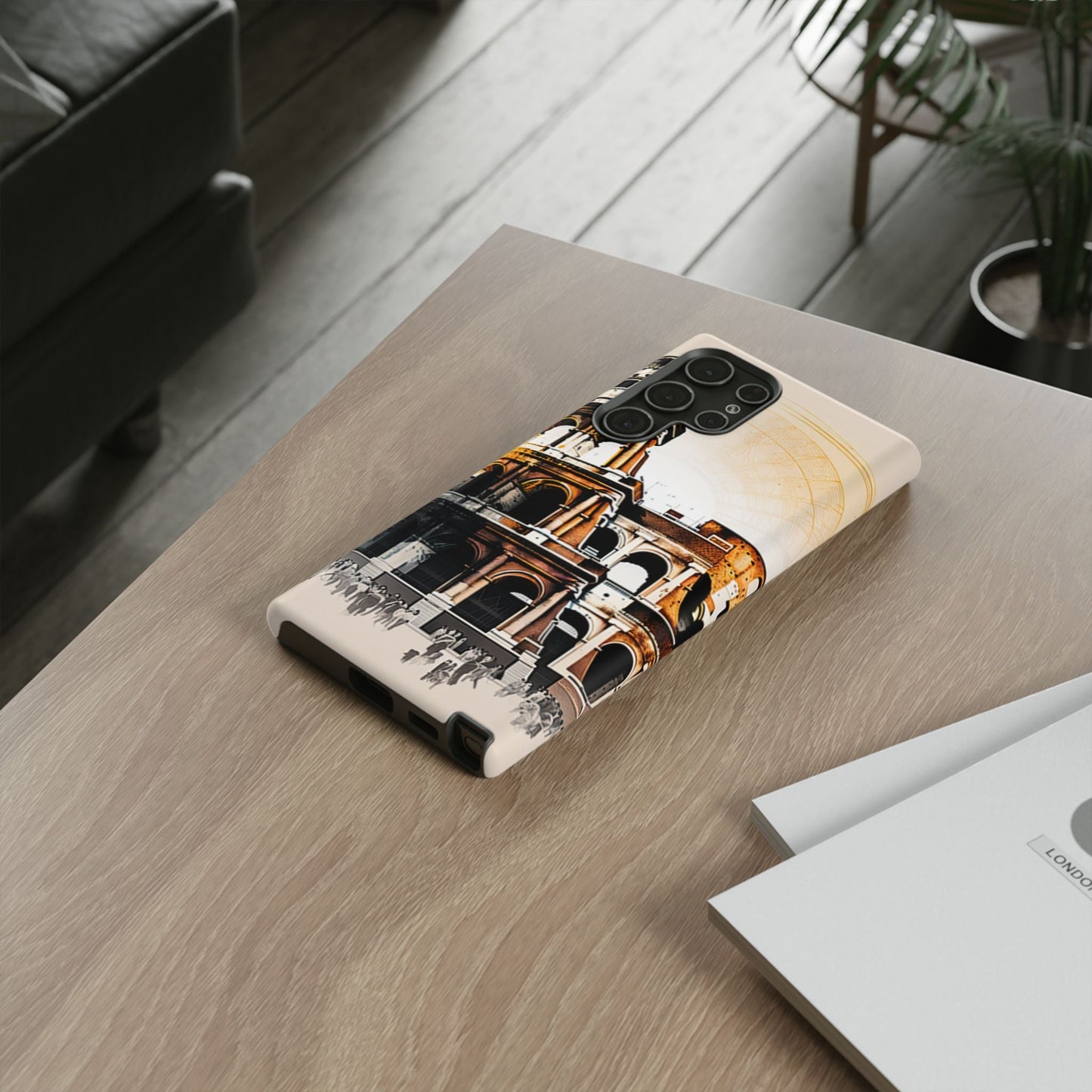 Rome Colosseum Samsung Galaxy Case - Historic Landmark Artwork with Italian Flair - BOGO Cases