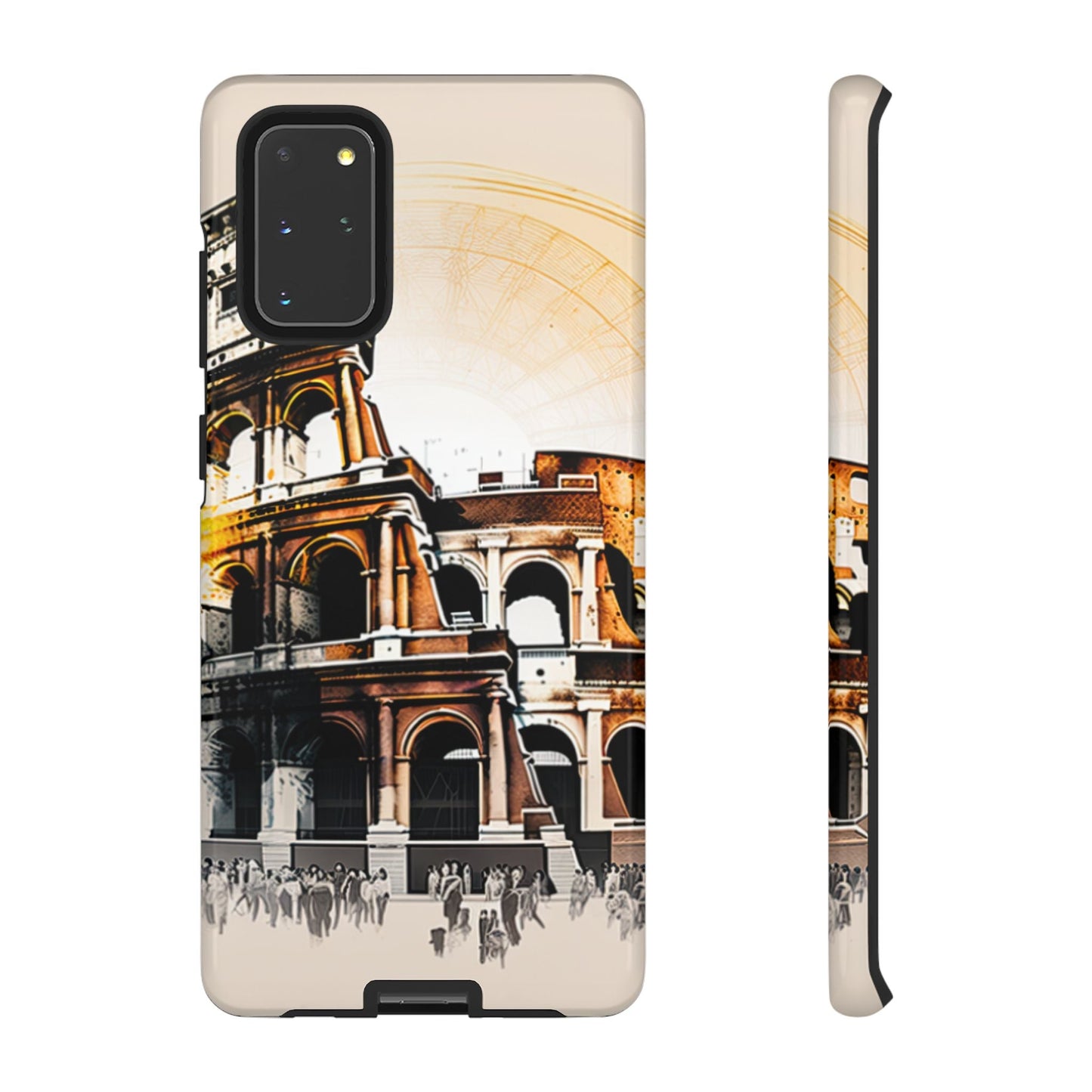 Rome Colosseum Samsung Galaxy Case - Historic Landmark Artwork with Italian Flair - BOGO Cases