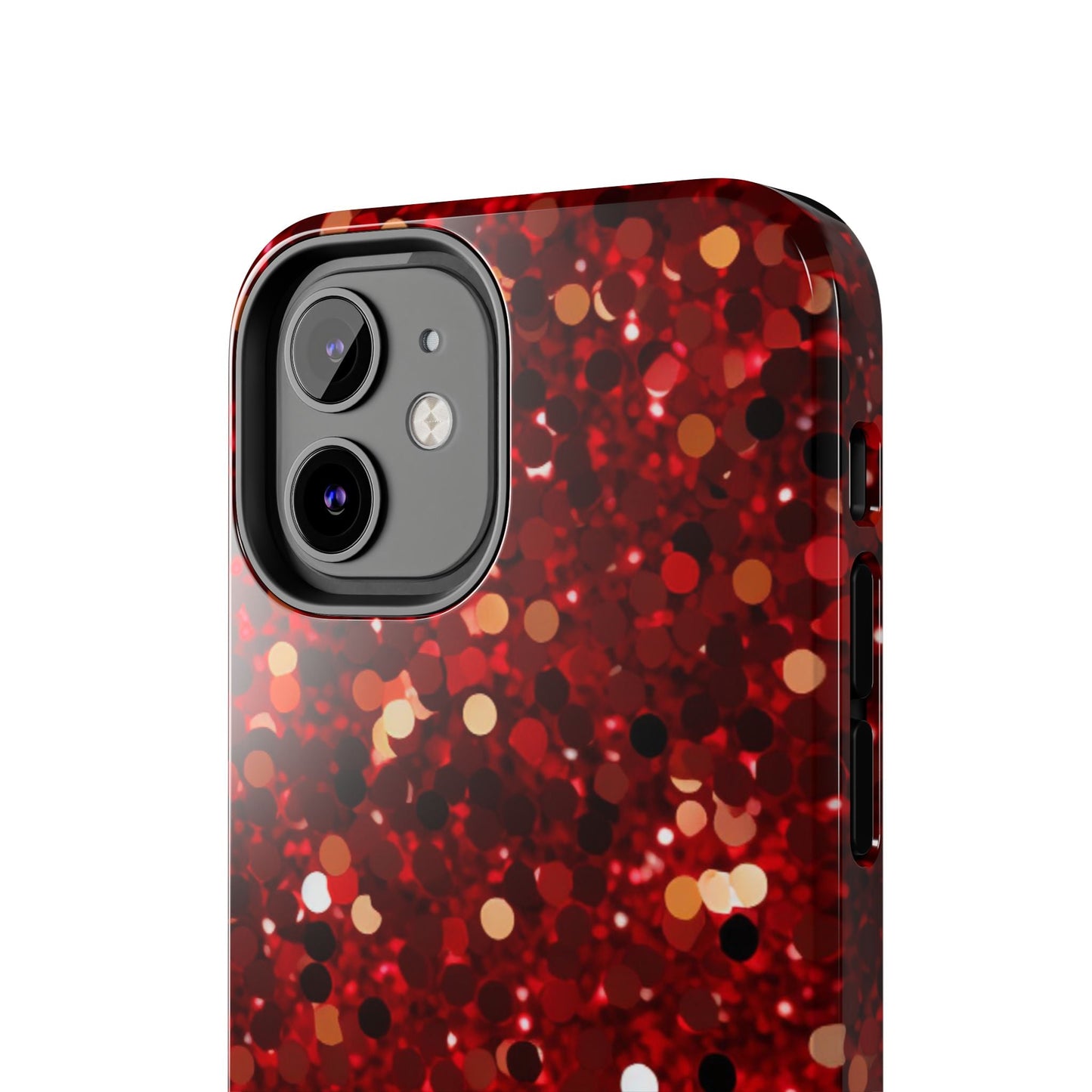 Ruby Red Glitter Sparkle - iPhone Series Case - BOGO Cases