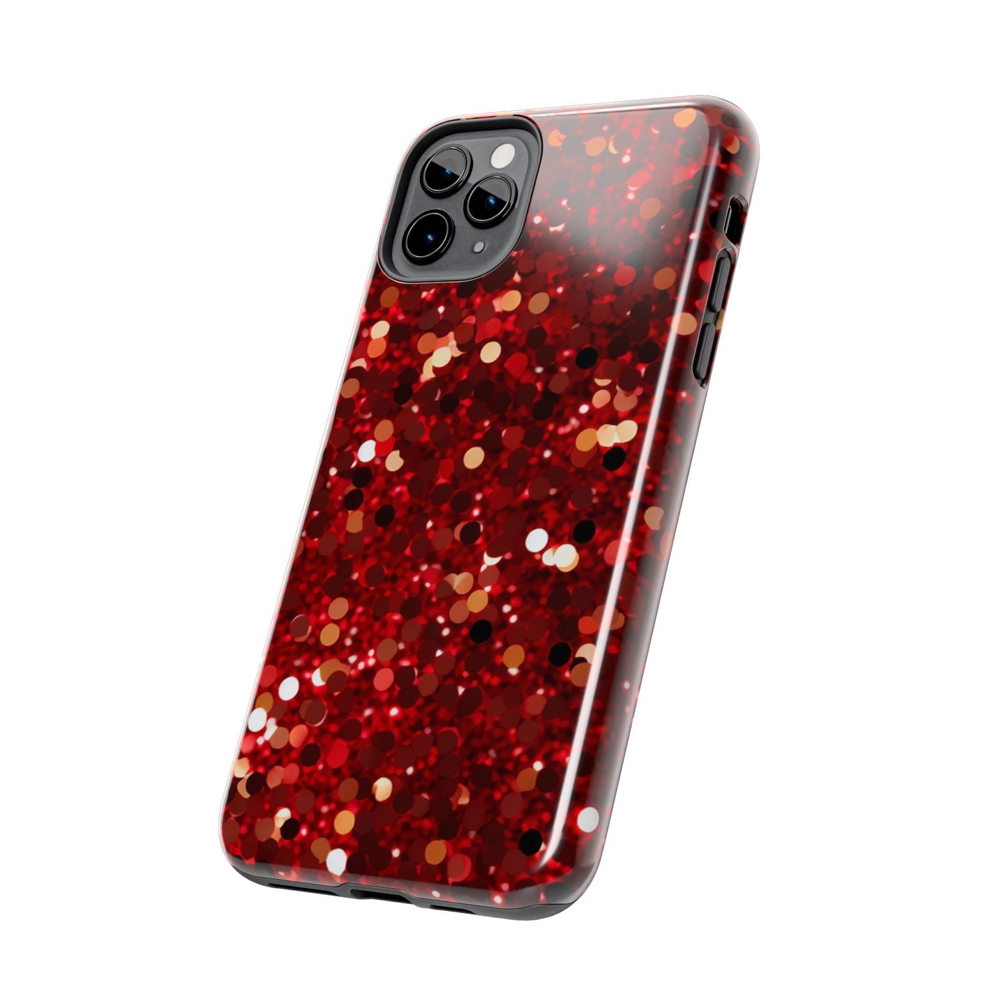 Ruby Red Glitter Sparkle - iPhone Series Case - BOGO Cases