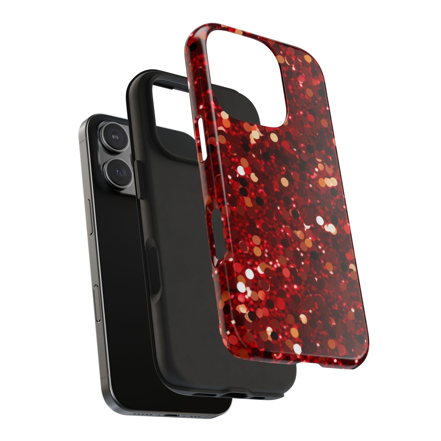 Ruby Red Glitter Sparkle - iPhone Series Case - BOGO Cases