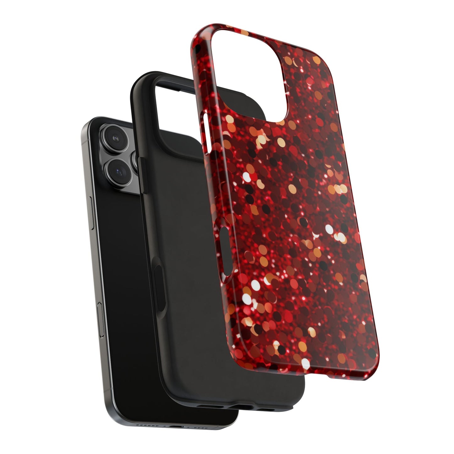 Ruby Red Glitter Sparkle - iPhone Series Case - BOGO Cases