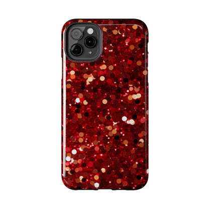 Ruby Red Glitter Sparkle - iPhone Series Case - BOGO Cases