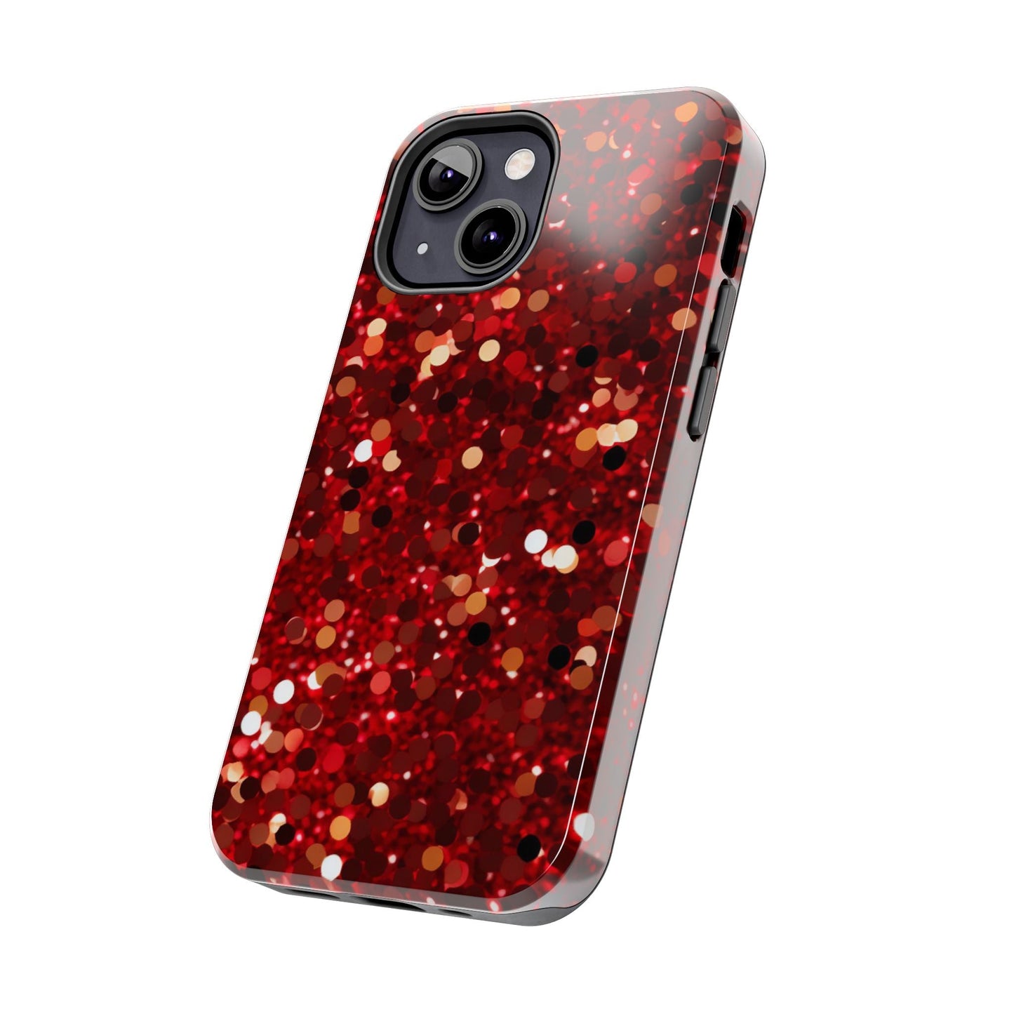 Ruby Red Glitter Sparkle - iPhone Series Case - BOGO Cases
