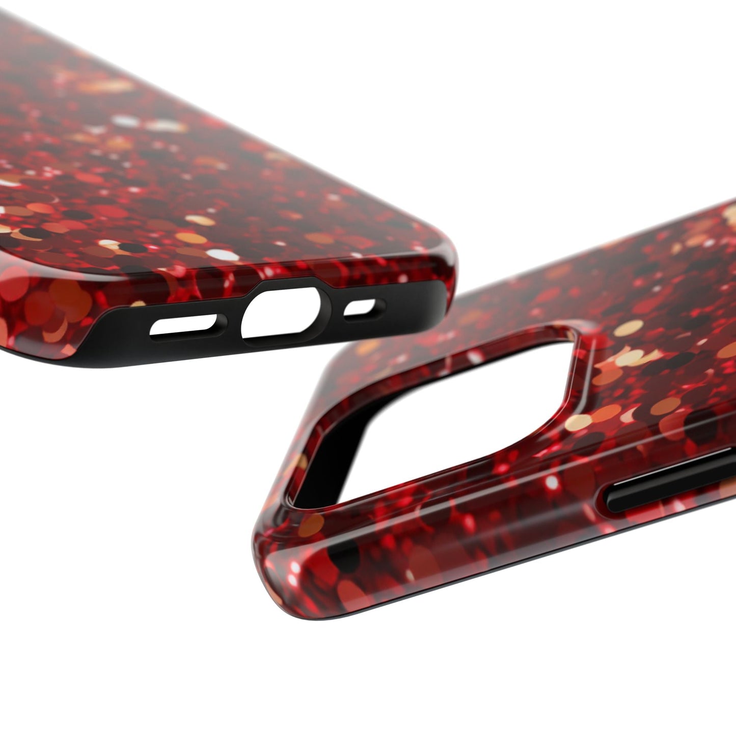 Ruby Red Glitter Sparkle - iPhone Series Case - BOGO Cases