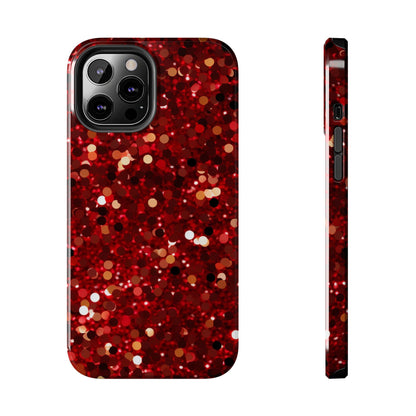 Ruby Red Glitter Sparkle - iPhone Series Case - BOGO Cases