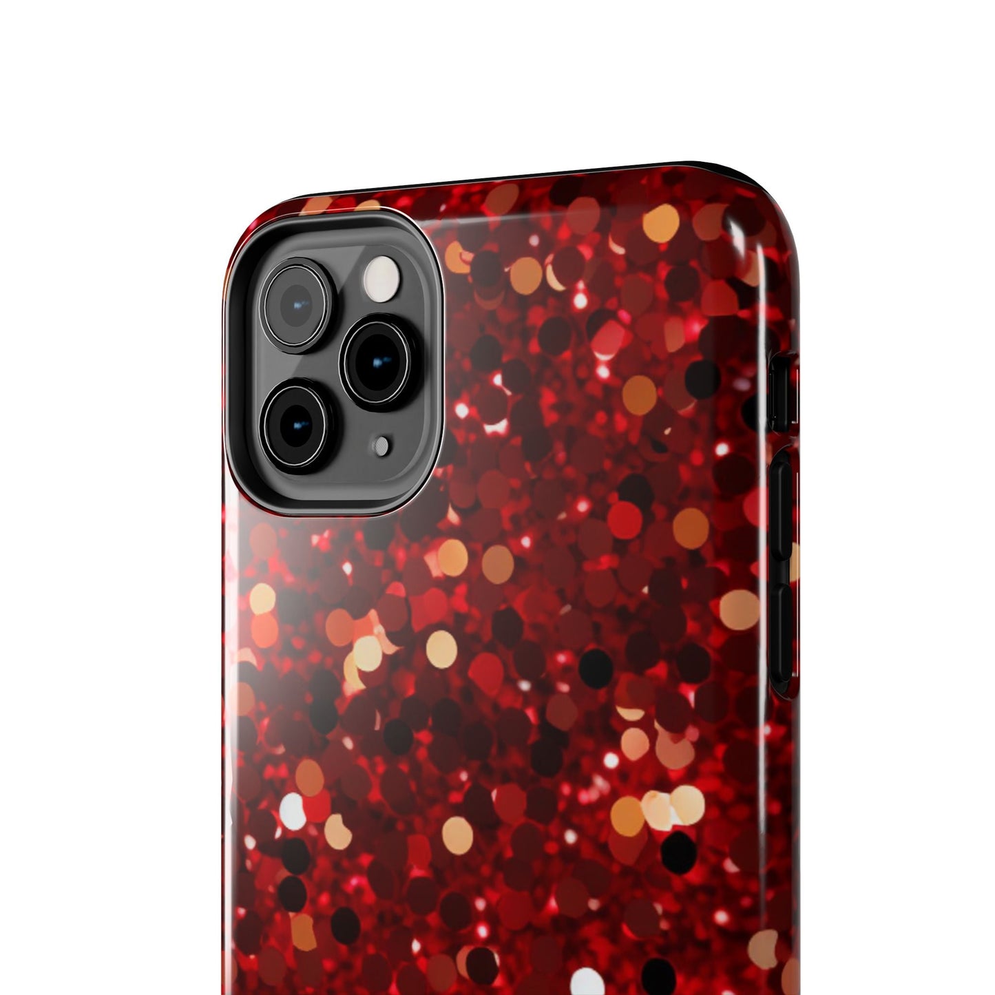 Ruby Red Glitter Sparkle - iPhone Series Case - BOGO Cases