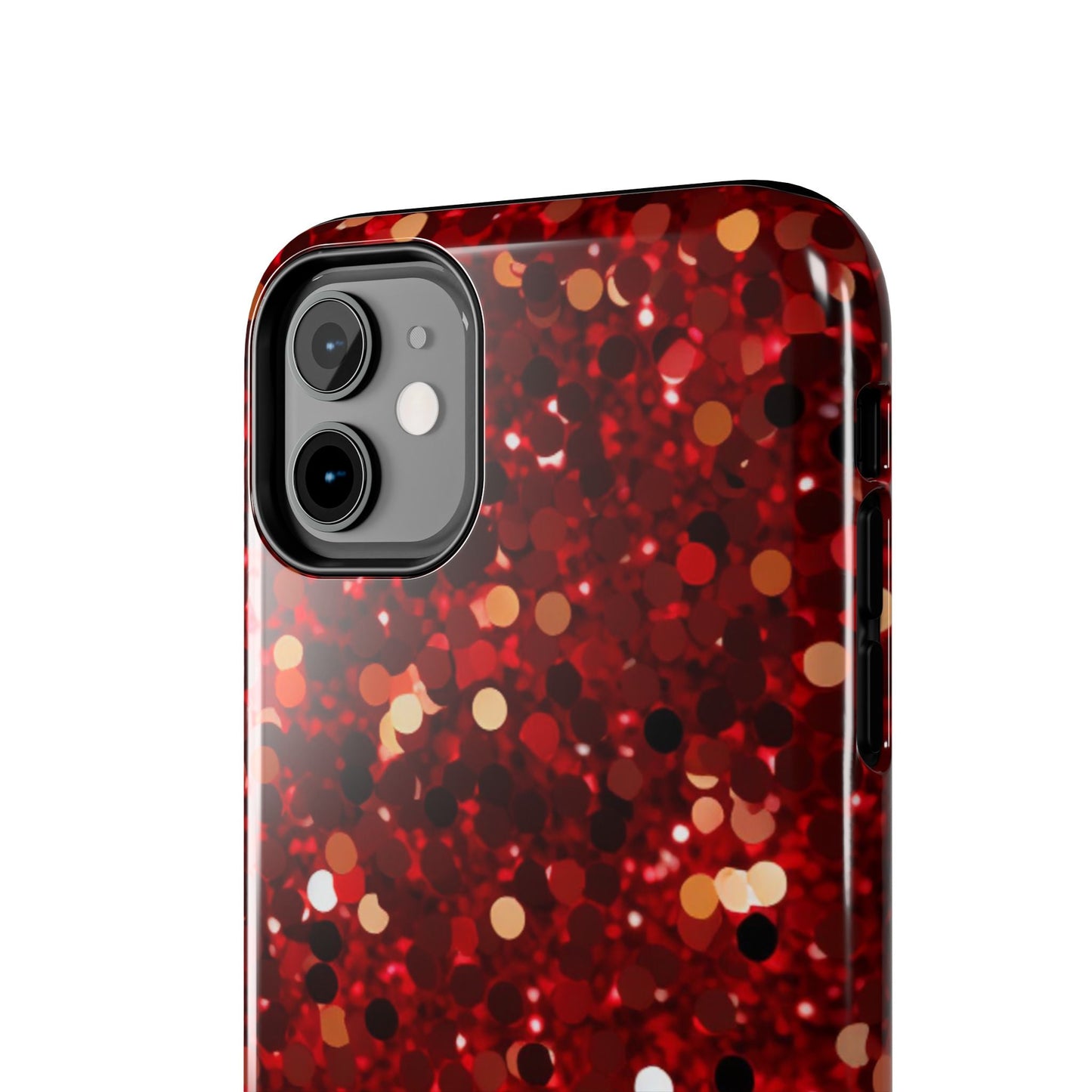 Ruby Red Glitter Sparkle - iPhone Series Case - BOGO Cases