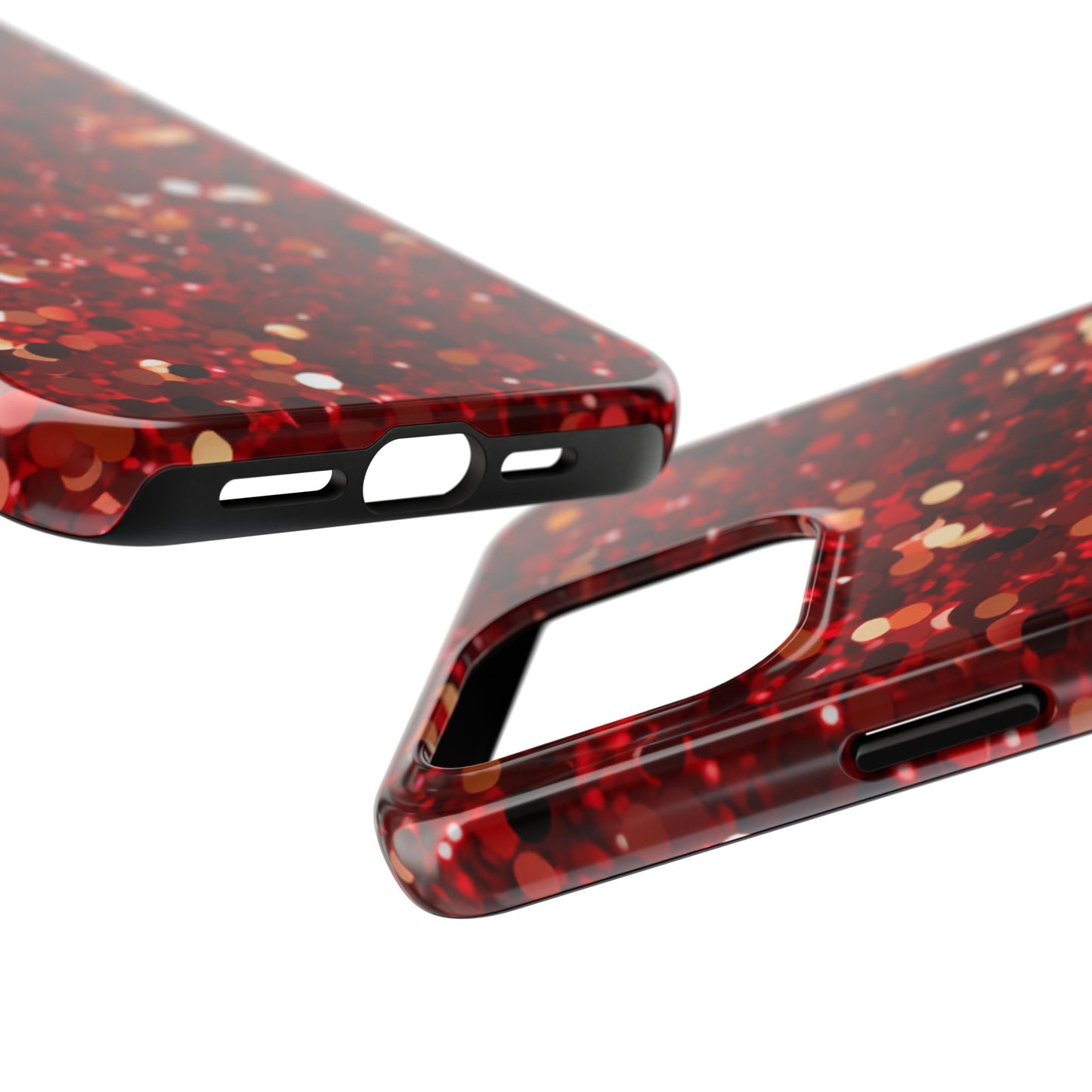 Ruby Red Glitter Sparkle - iPhone Series Case - BOGO Cases