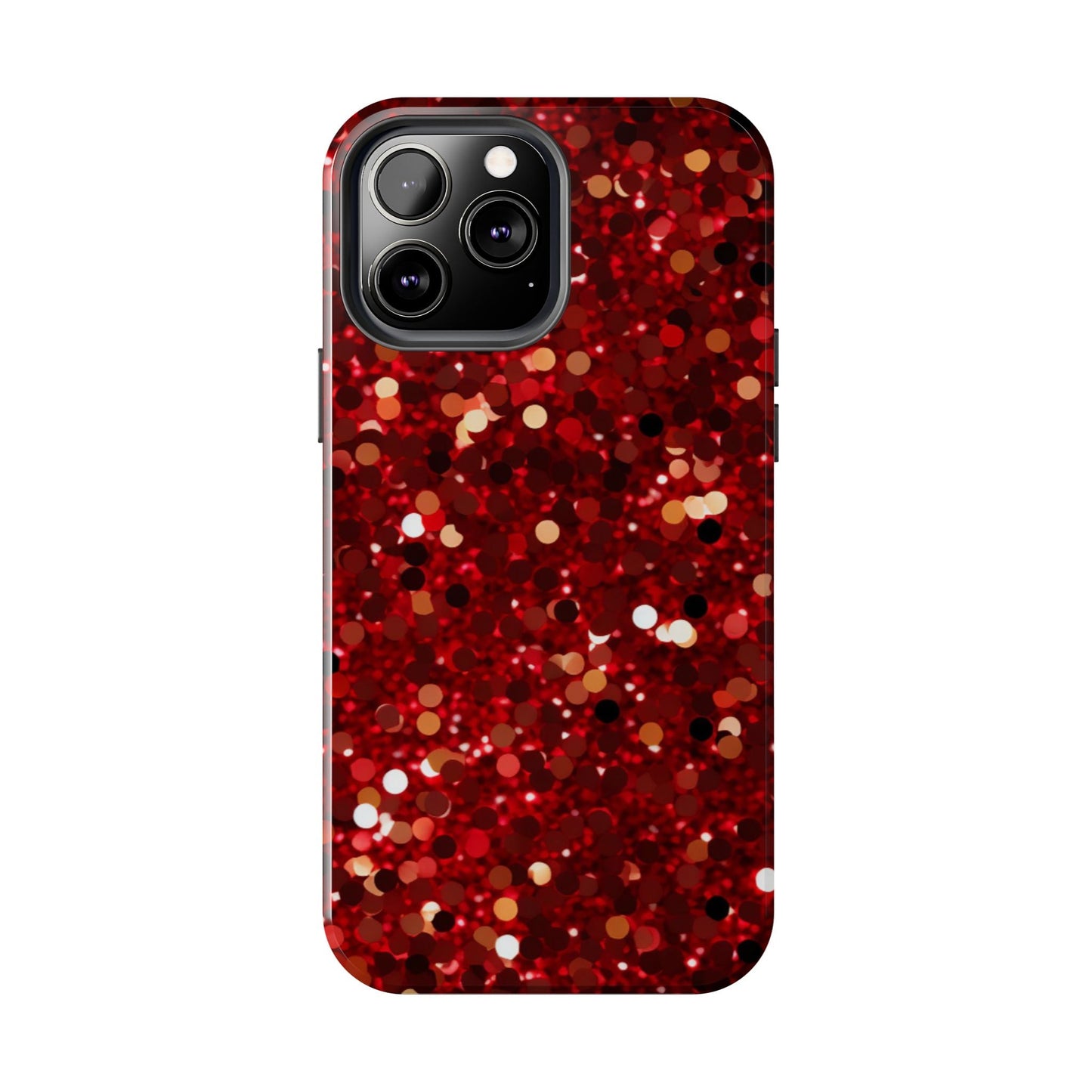 Ruby Red Glitter Sparkle - iPhone Series Case - BOGO Cases
