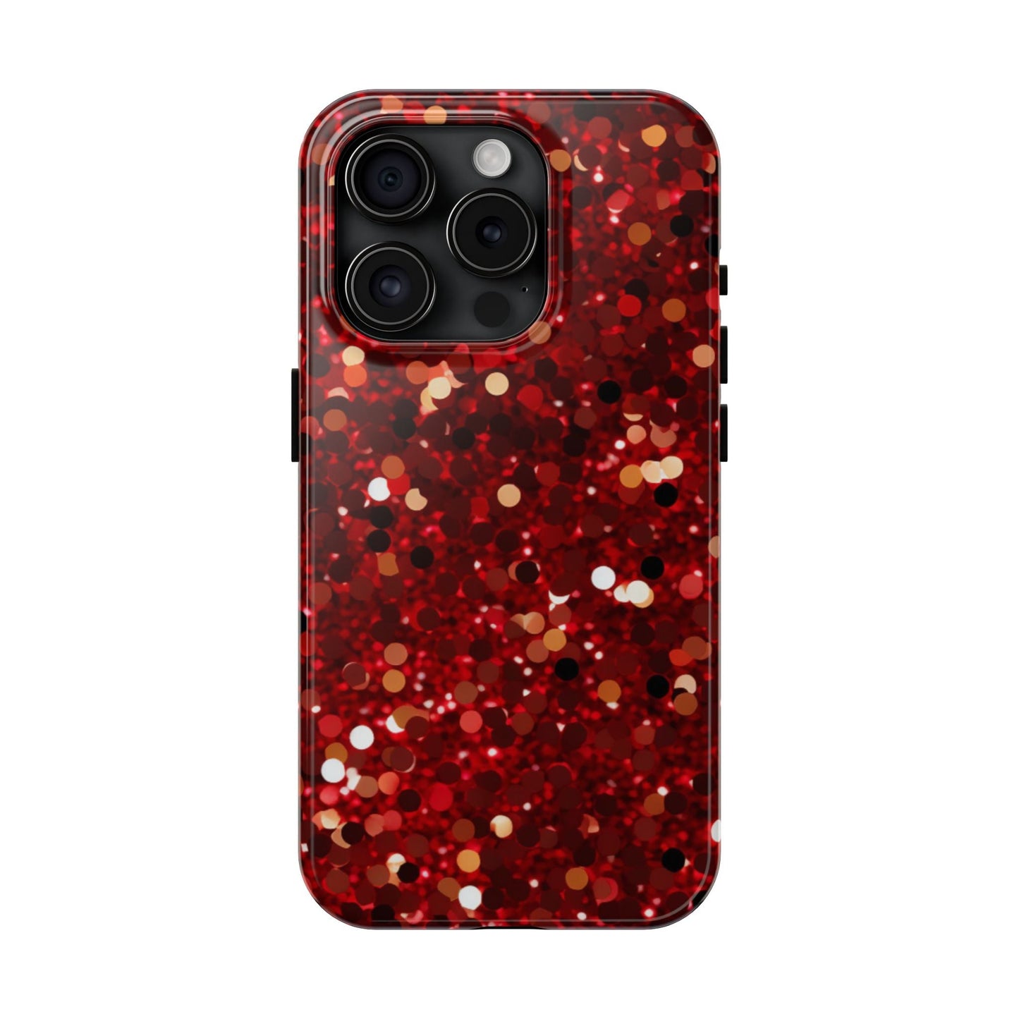 Ruby Red Glitter Sparkle - iPhone Series Case - BOGO Cases