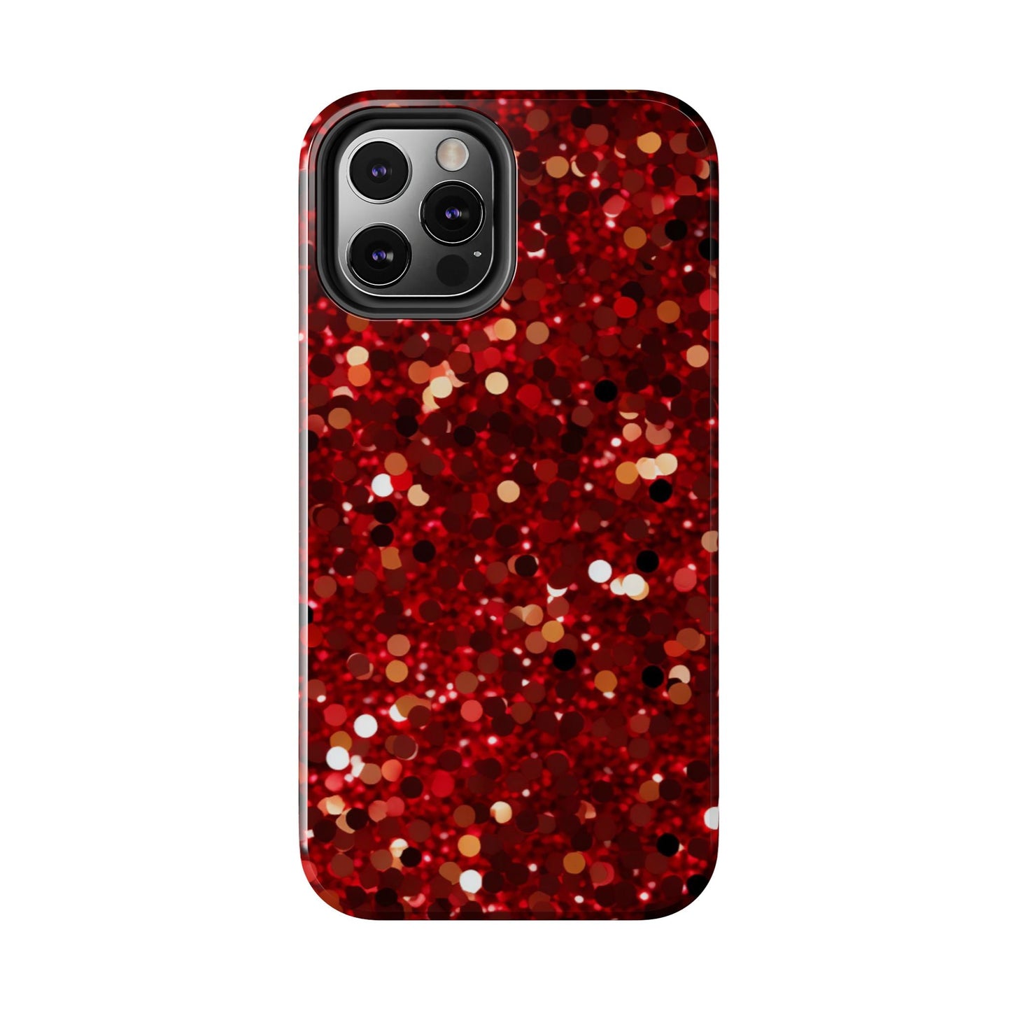 Ruby Red Glitter Sparkle - iPhone Series Case - BOGO Cases