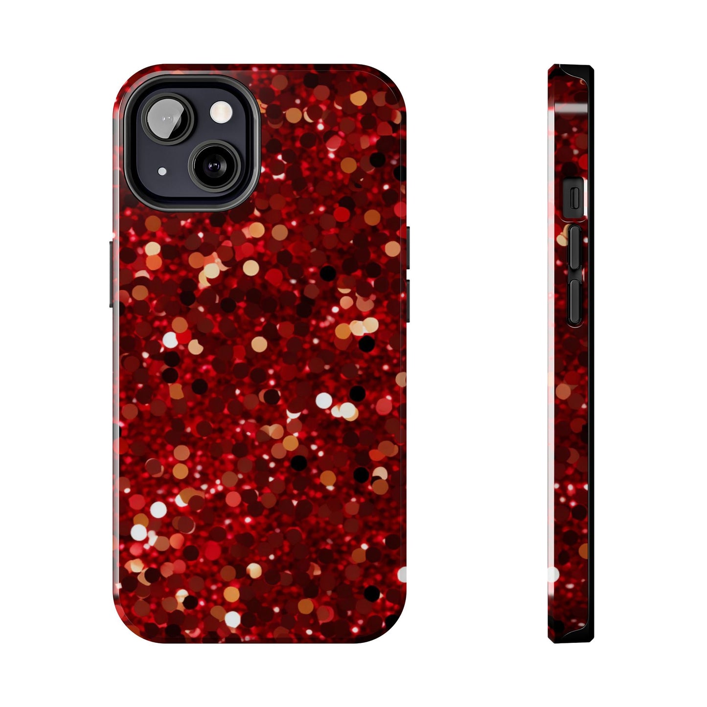 Ruby Red Glitter Sparkle - iPhone Series Case - BOGO Cases