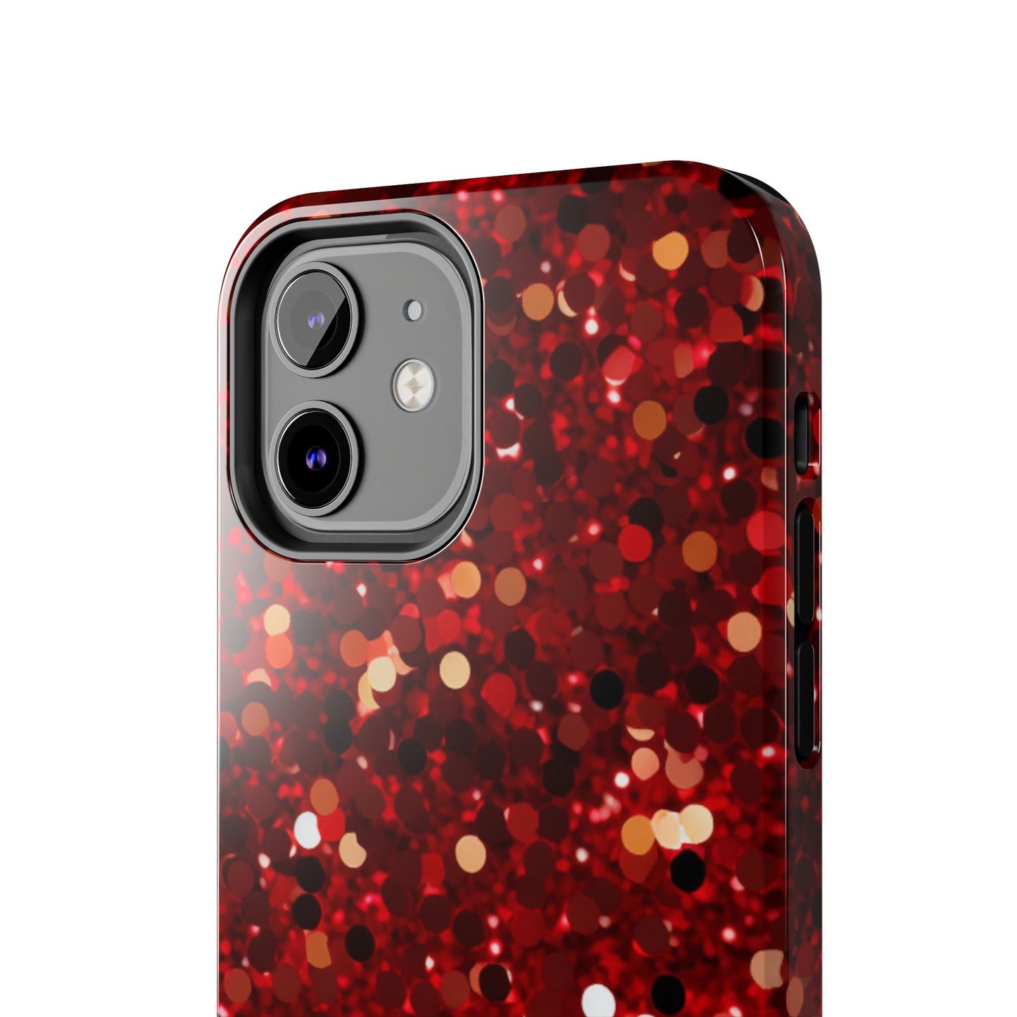 Ruby Red Glitter Sparkle - iPhone Series Case - BOGO Cases