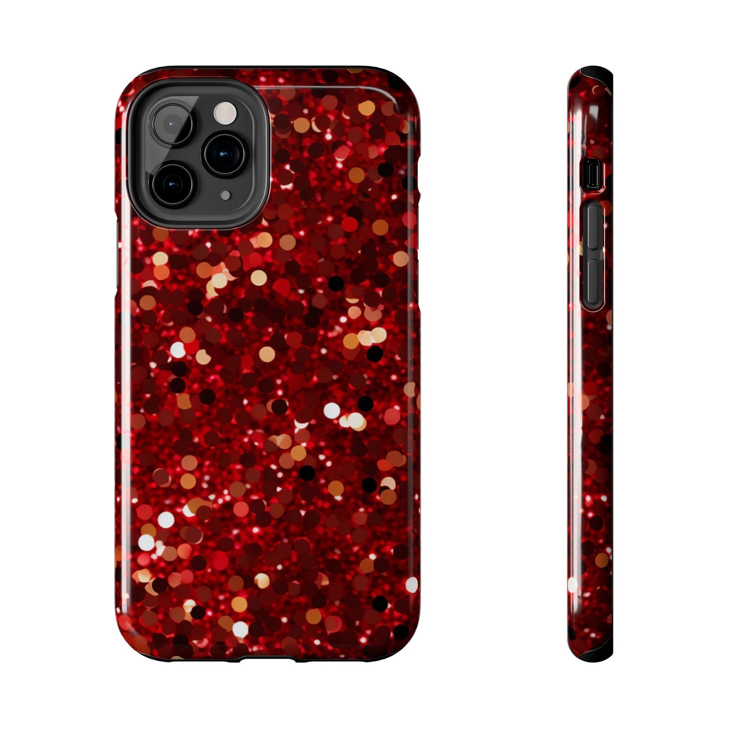 Ruby Red Glitter Sparkle - iPhone Series Case - BOGO Cases