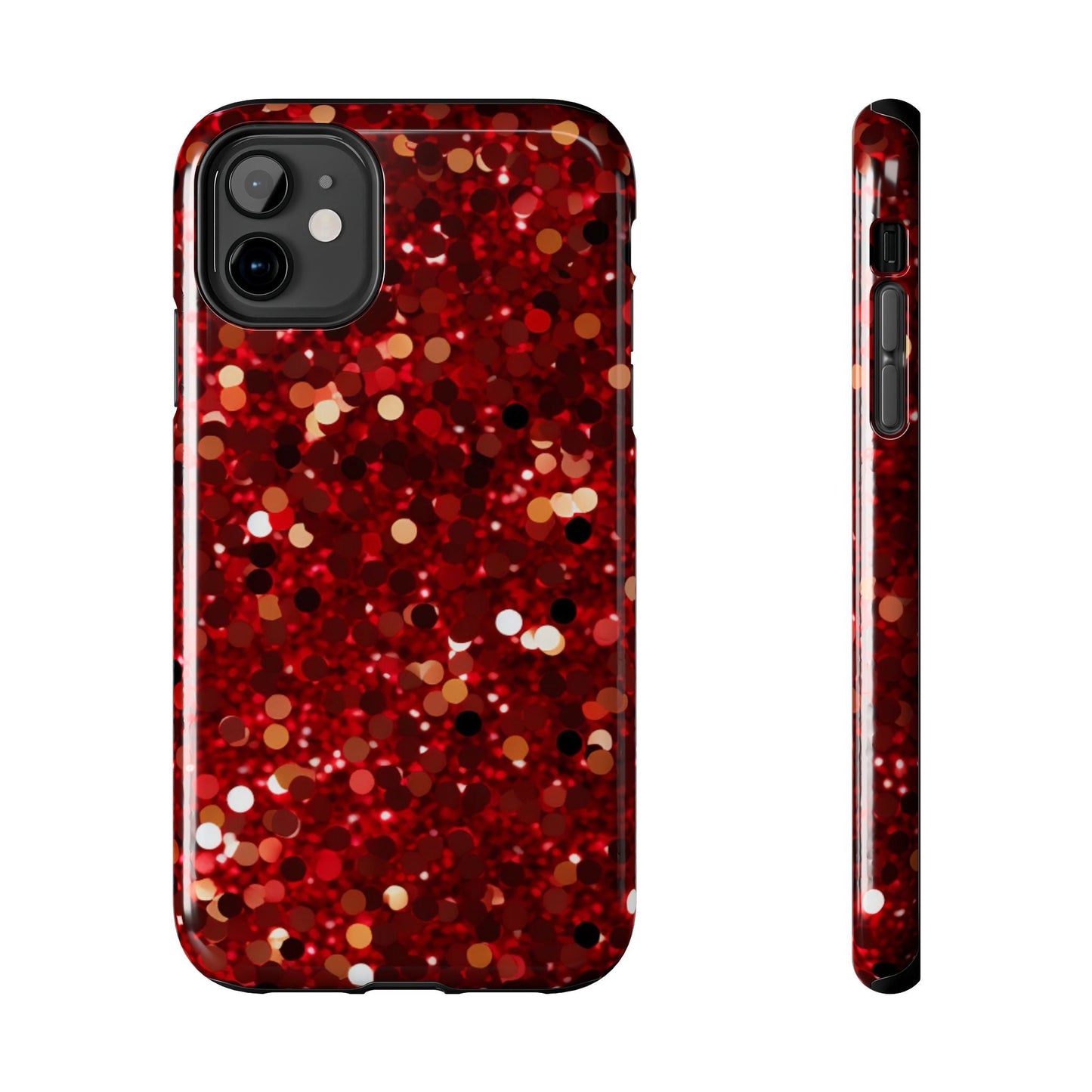 Ruby Red Glitter Sparkle - iPhone Series Case - BOGO Cases
