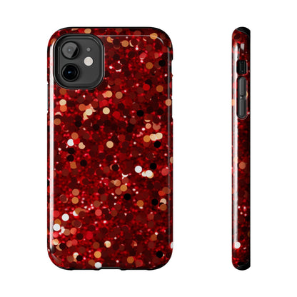 Ruby Red Glitter Sparkle - iPhone Series Case - BOGO Cases