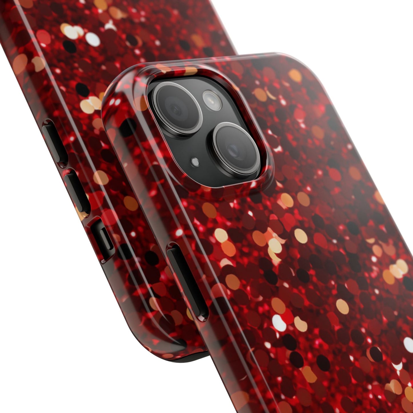Ruby Red Glitter Sparkle - iPhone Series Case - BOGO Cases