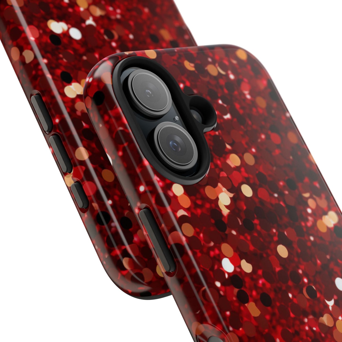 Ruby Red Glitter Sparkle - iPhone Series Case - BOGO Cases