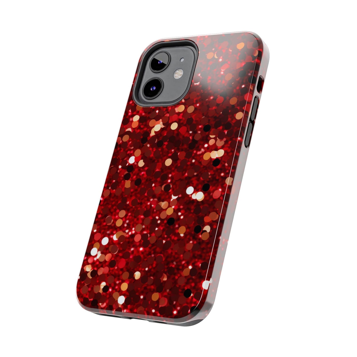 Ruby Red Glitter Sparkle - iPhone Series Case - BOGO Cases