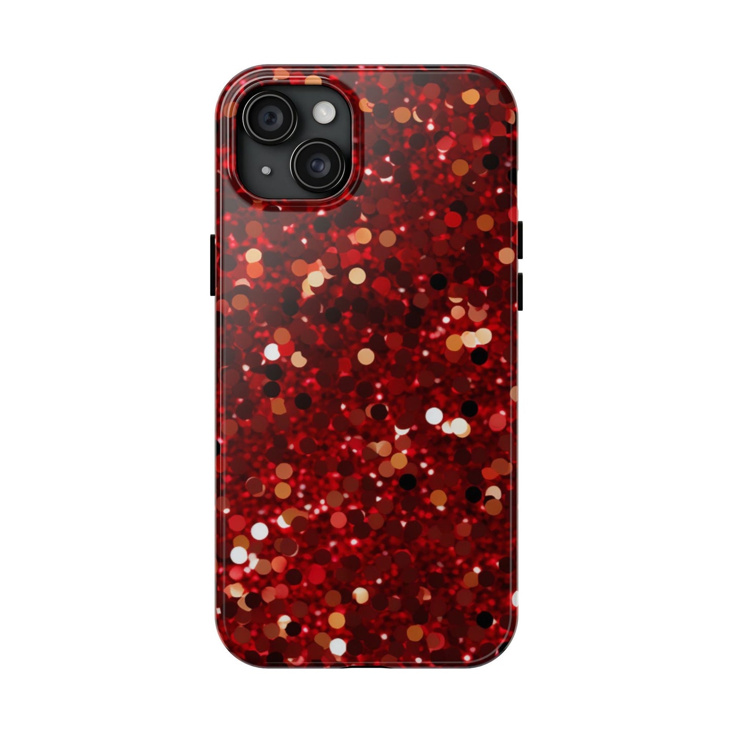 Ruby Red Glitter Sparkle - iPhone Series Case - BOGO Cases