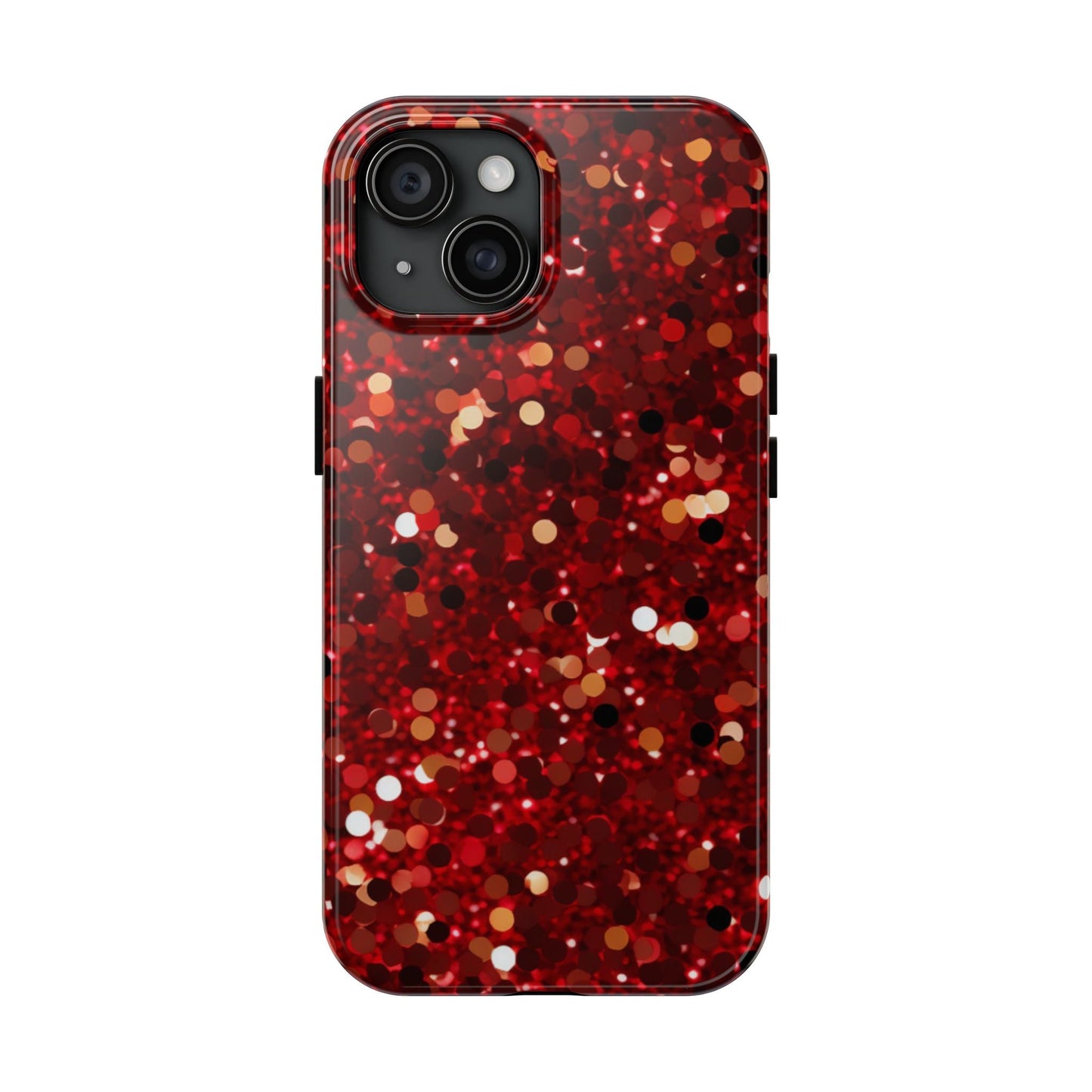 Ruby Red Glitter Sparkle - iPhone Series Case - BOGO Cases
