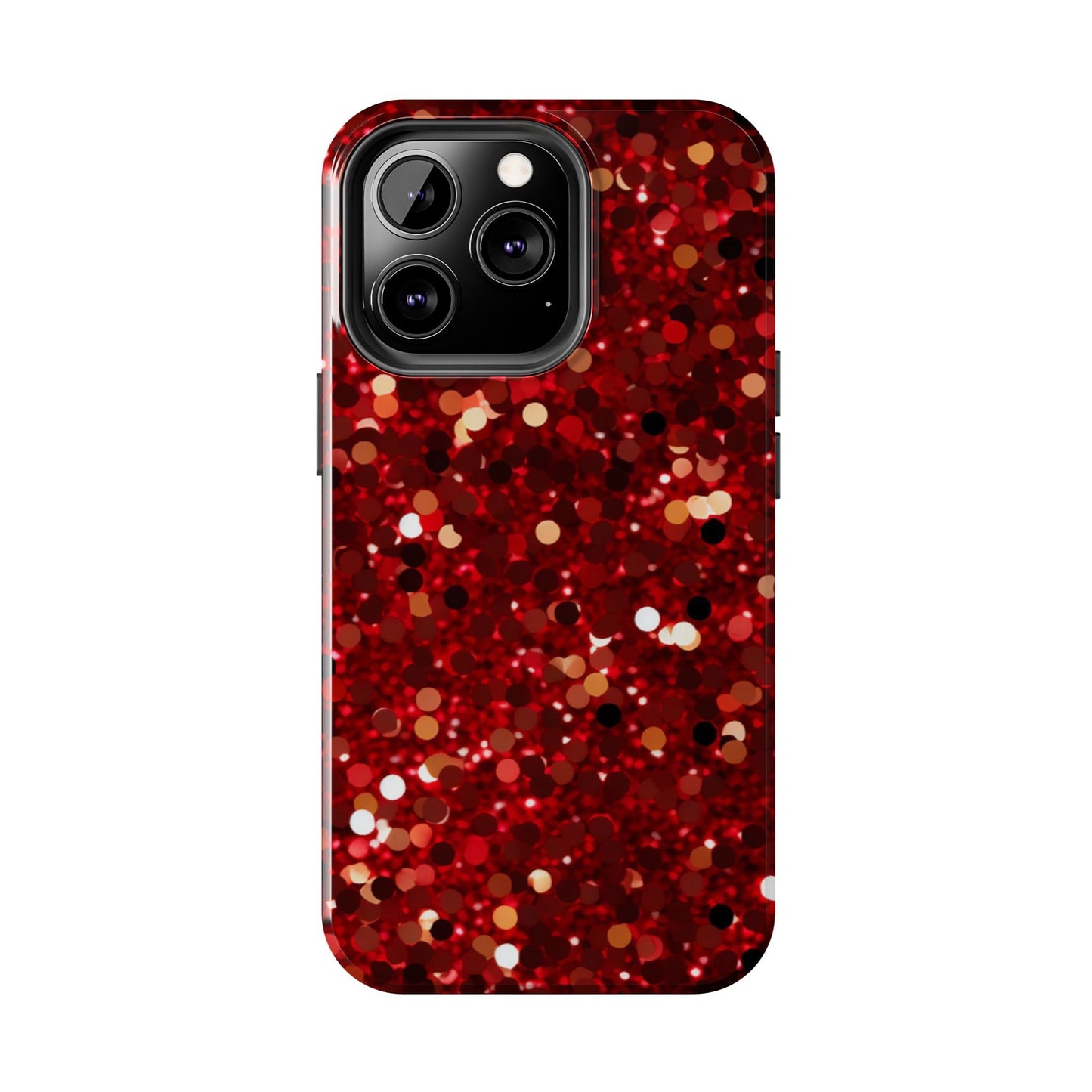 Ruby Red Glitter Sparkle - iPhone Series Case - BOGO Cases