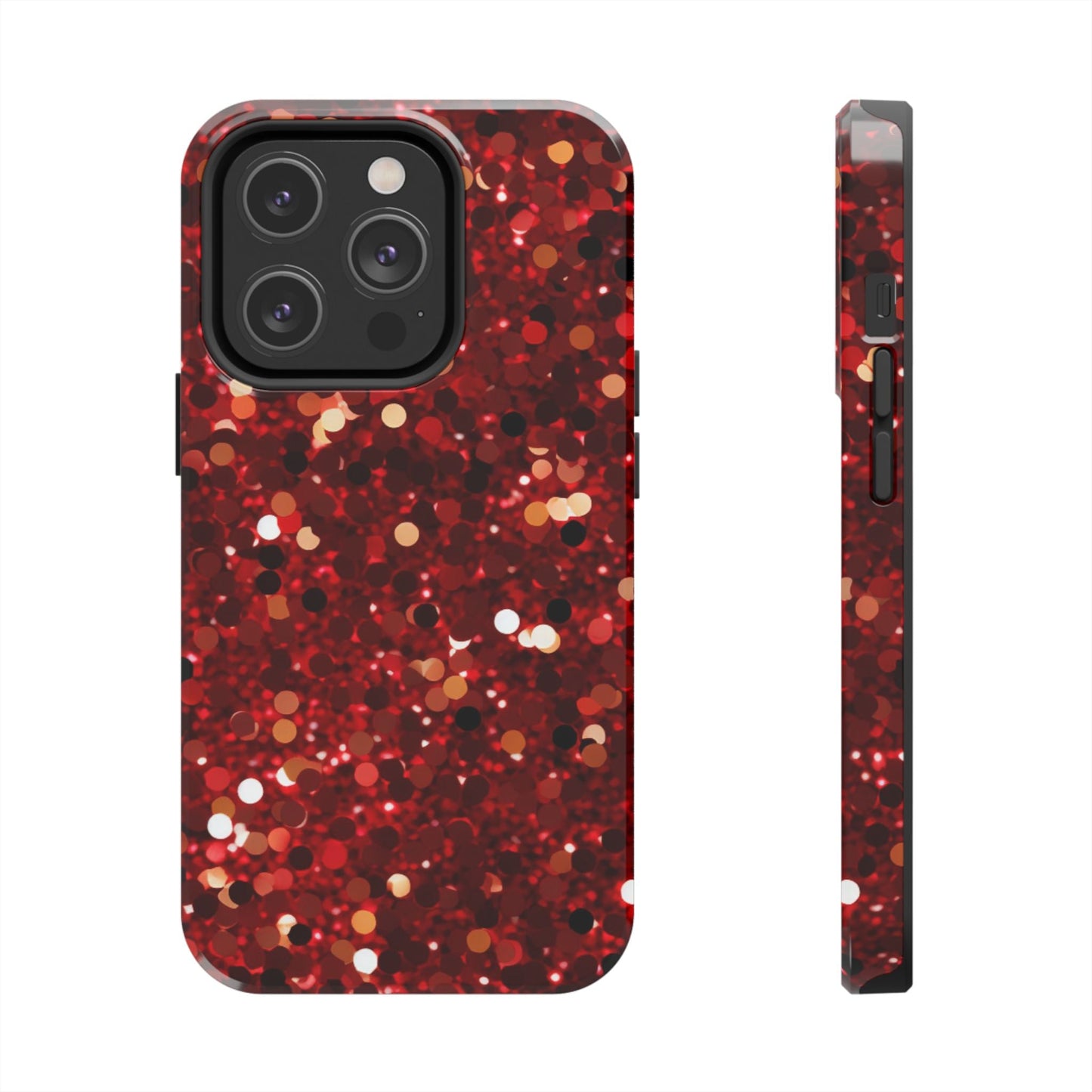 Ruby Red Glitter Sparkle - iPhone Series Case - BOGO Cases
