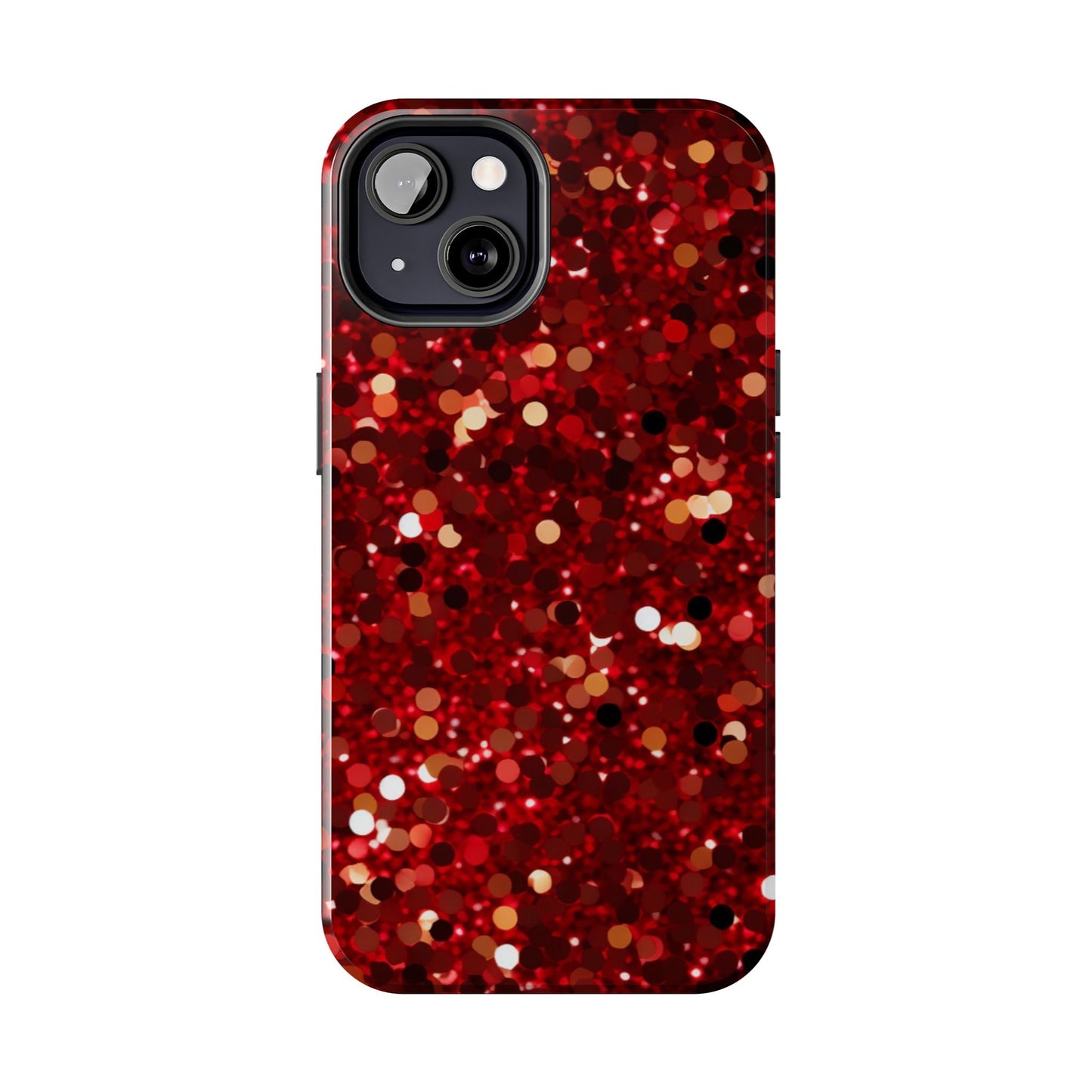 Ruby Red Glitter Sparkle - iPhone Series Case - BOGO Cases