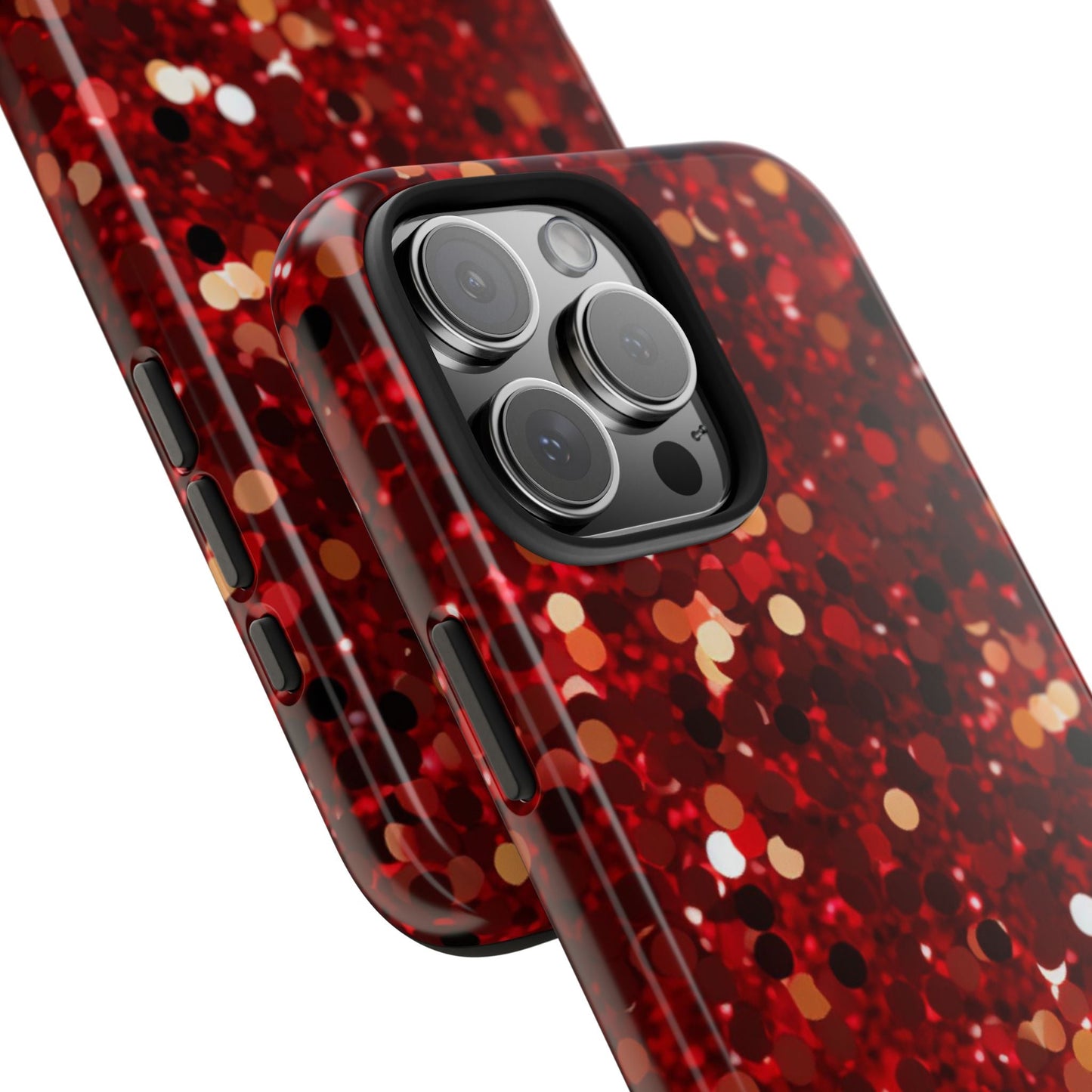 Ruby Red Glitter Sparkle - iPhone Series Case - BOGO Cases