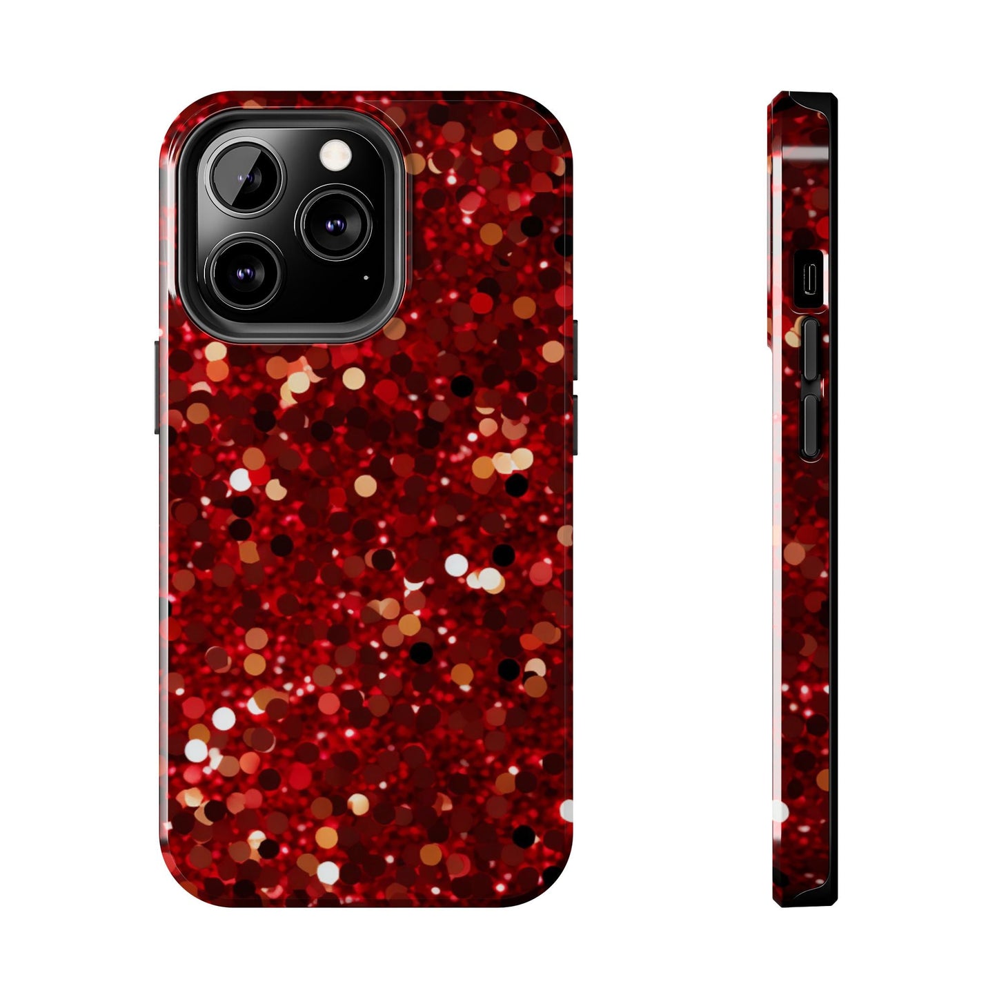 Ruby Red Glitter Sparkle - iPhone Series Case - BOGO Cases