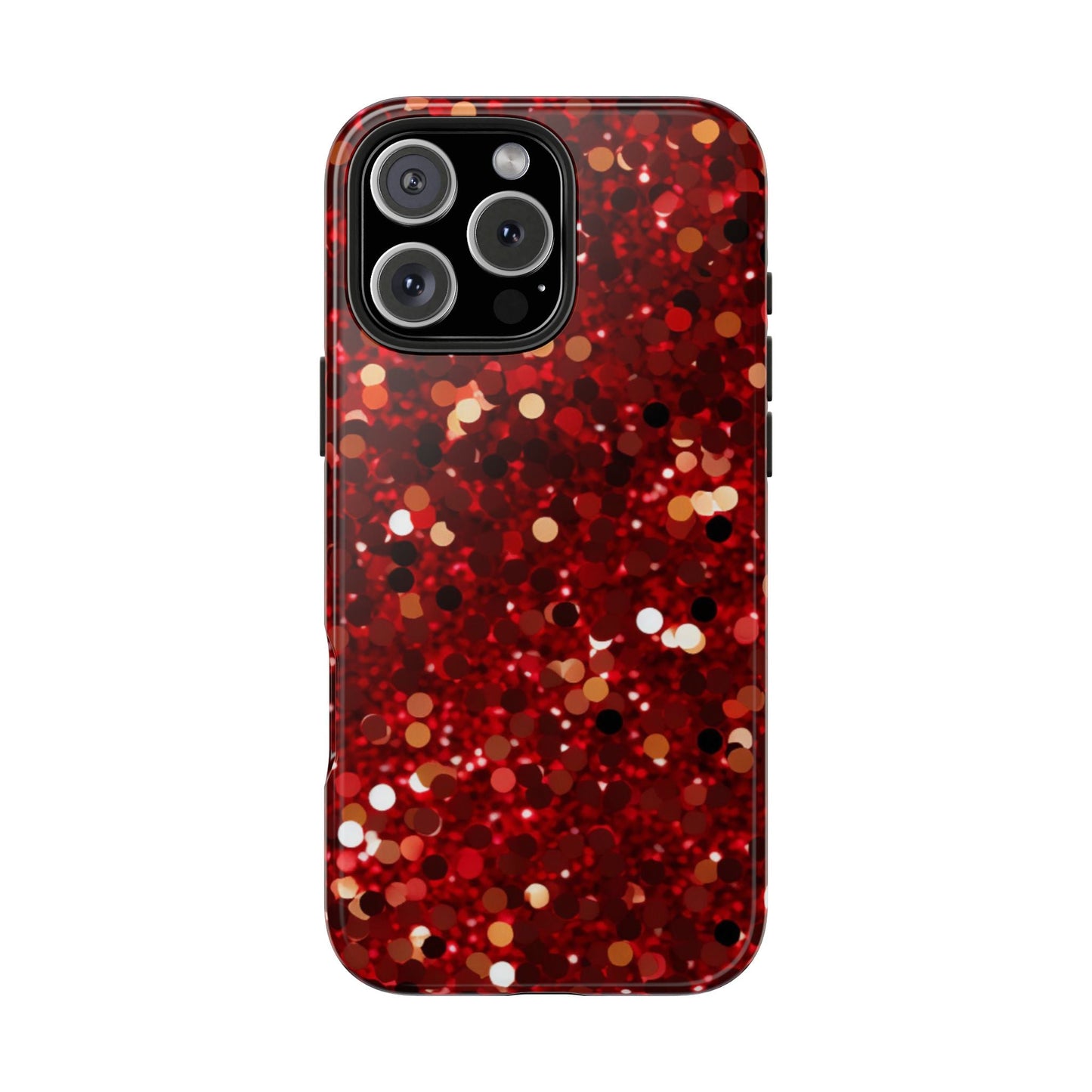Ruby Red Glitter Sparkle - iPhone Series Case - BOGO Cases