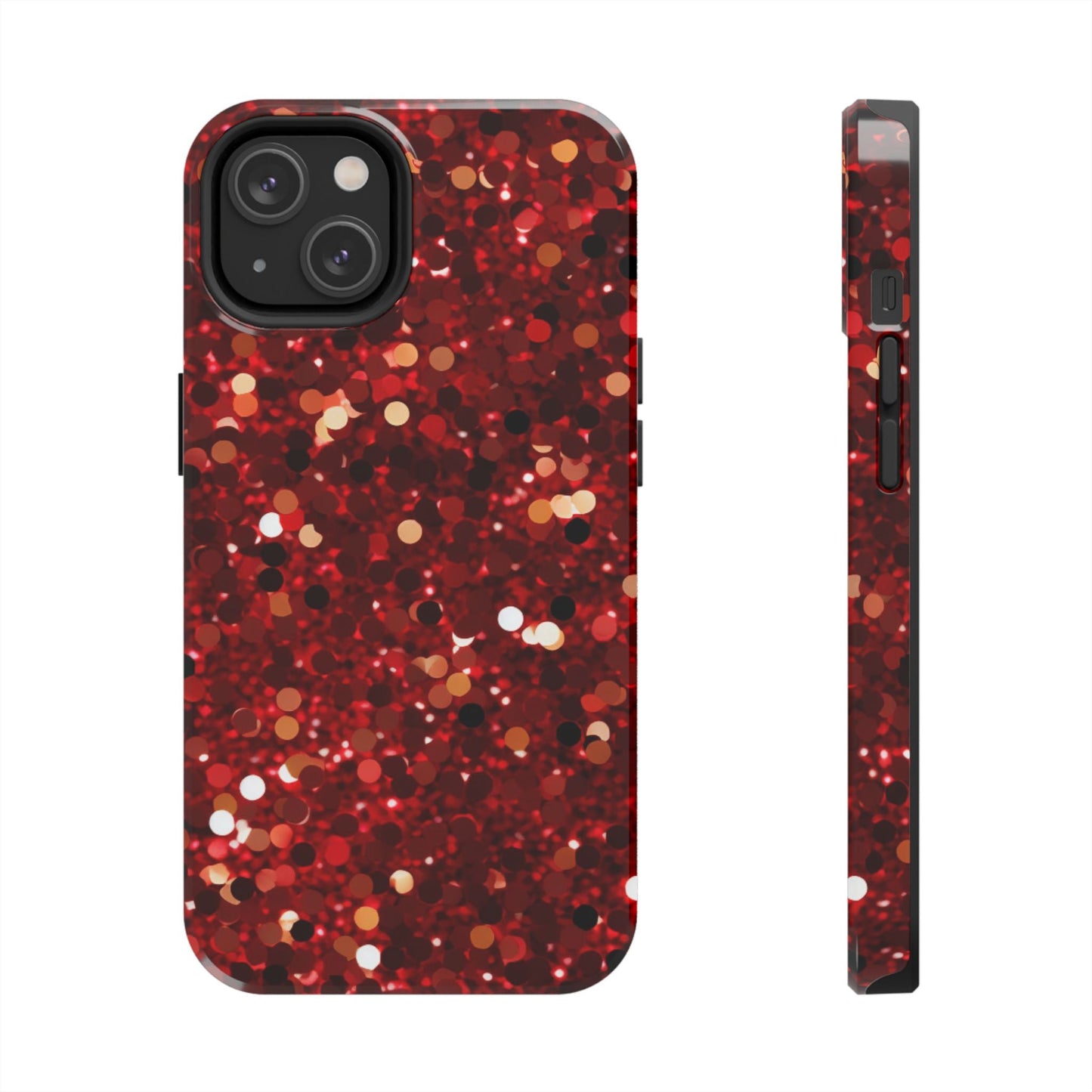 Ruby Red Glitter Sparkle - iPhone Series Case - BOGO Cases