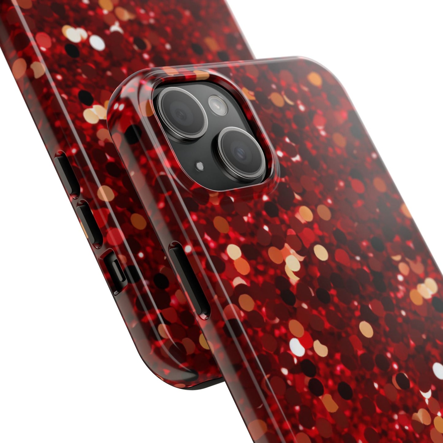 Ruby Red Glitter Sparkle - iPhone Series Case - BOGO Cases